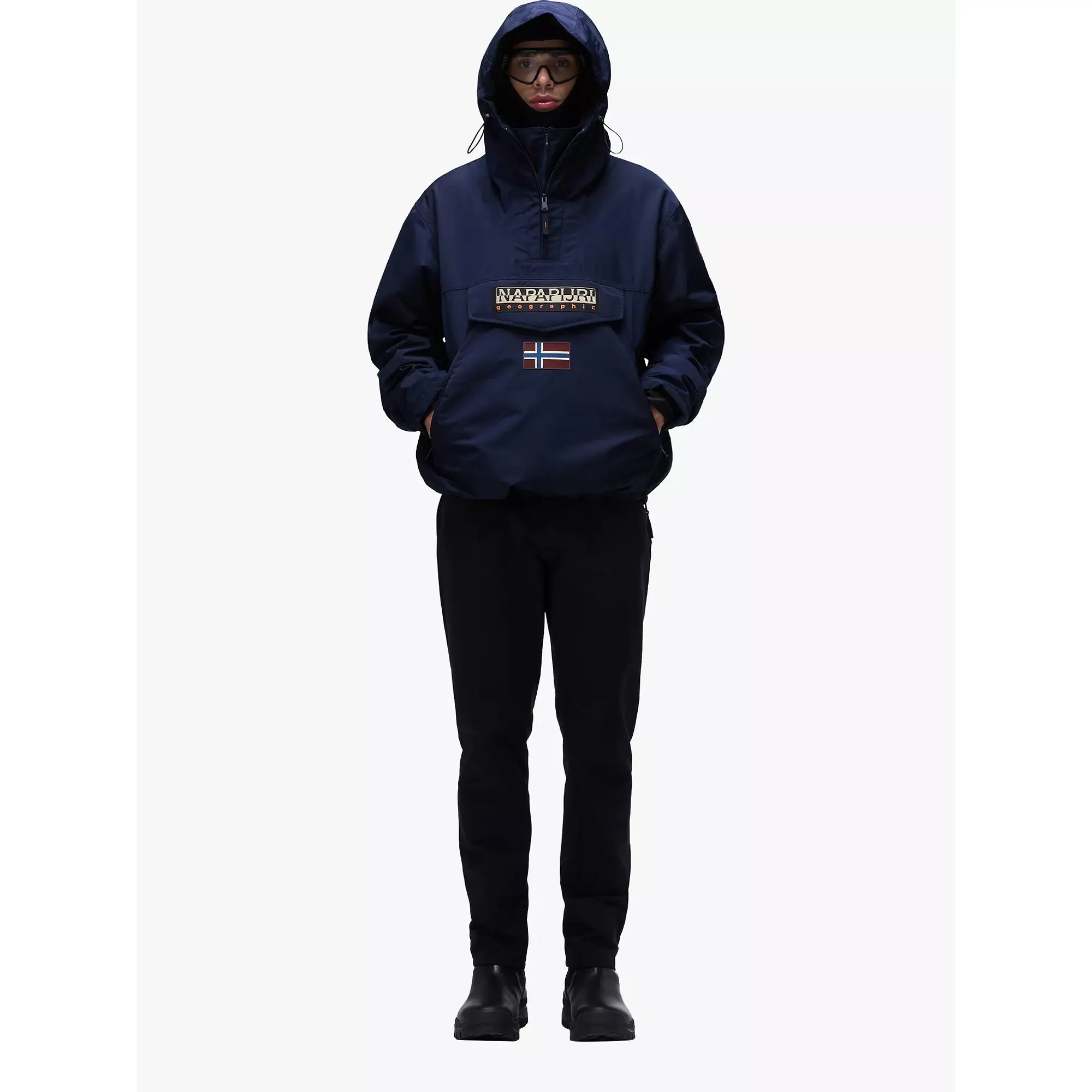 Product image 3 of 7 of Napapijri Men's Rainforest Next Anorak Jacket - Blue Marine