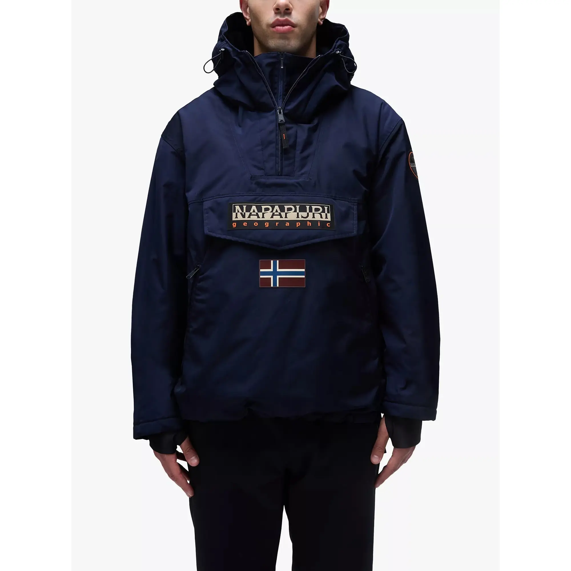 Product image 2 of 7 of Napapijri Men's Rainforest Next Anorak Jacket - Blue Marine