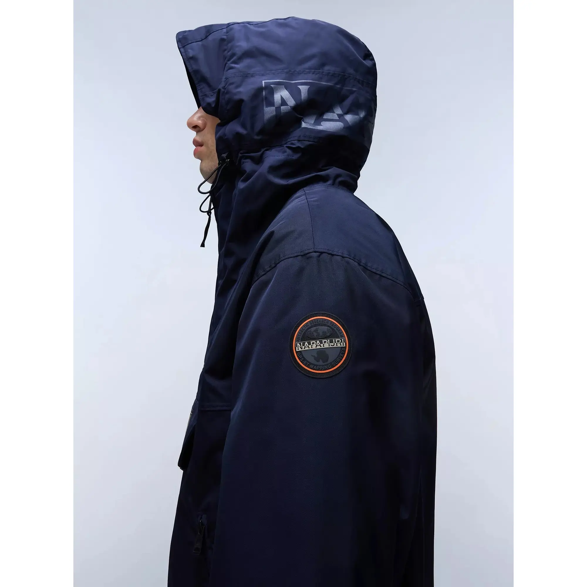 Product image 5 of 7 of Napapijri Men's Rainforest Next Anorak Jacket - Blue Marine