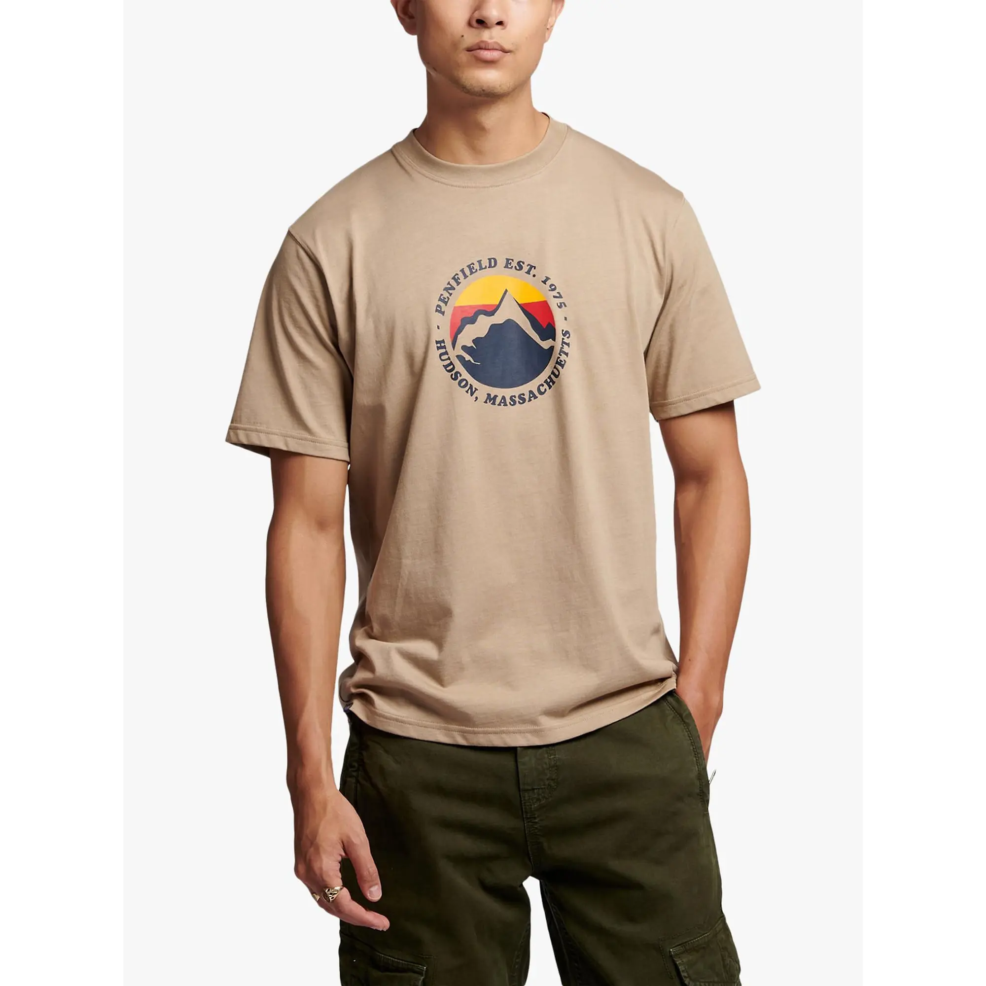 Product image 2 of 7 of Penfield Men's Circle Mountain T-Shirt - Chinchilla