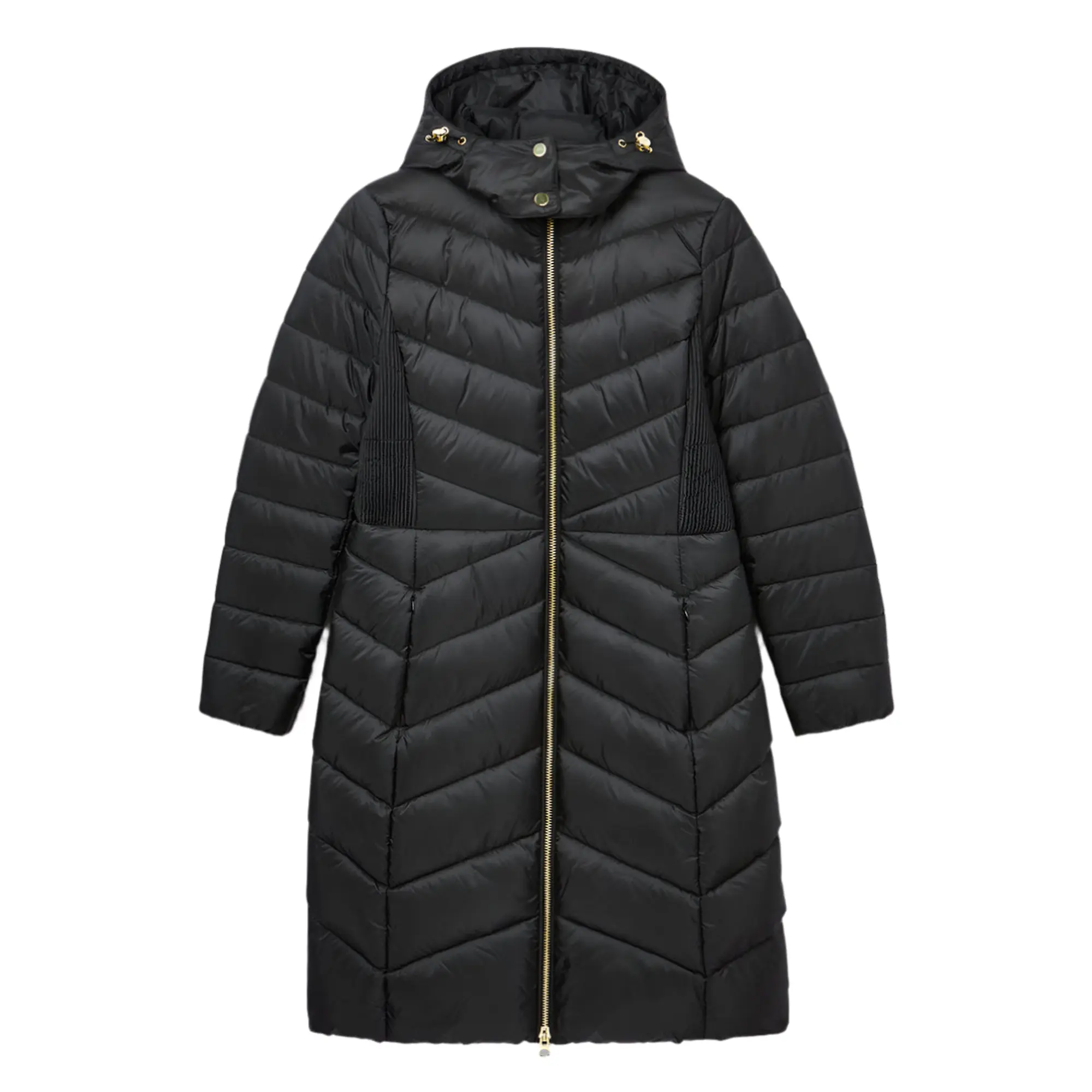 Product image 1 of 6 of Joules Women's Pembury Showerproof Longline Hooded Coat - Black