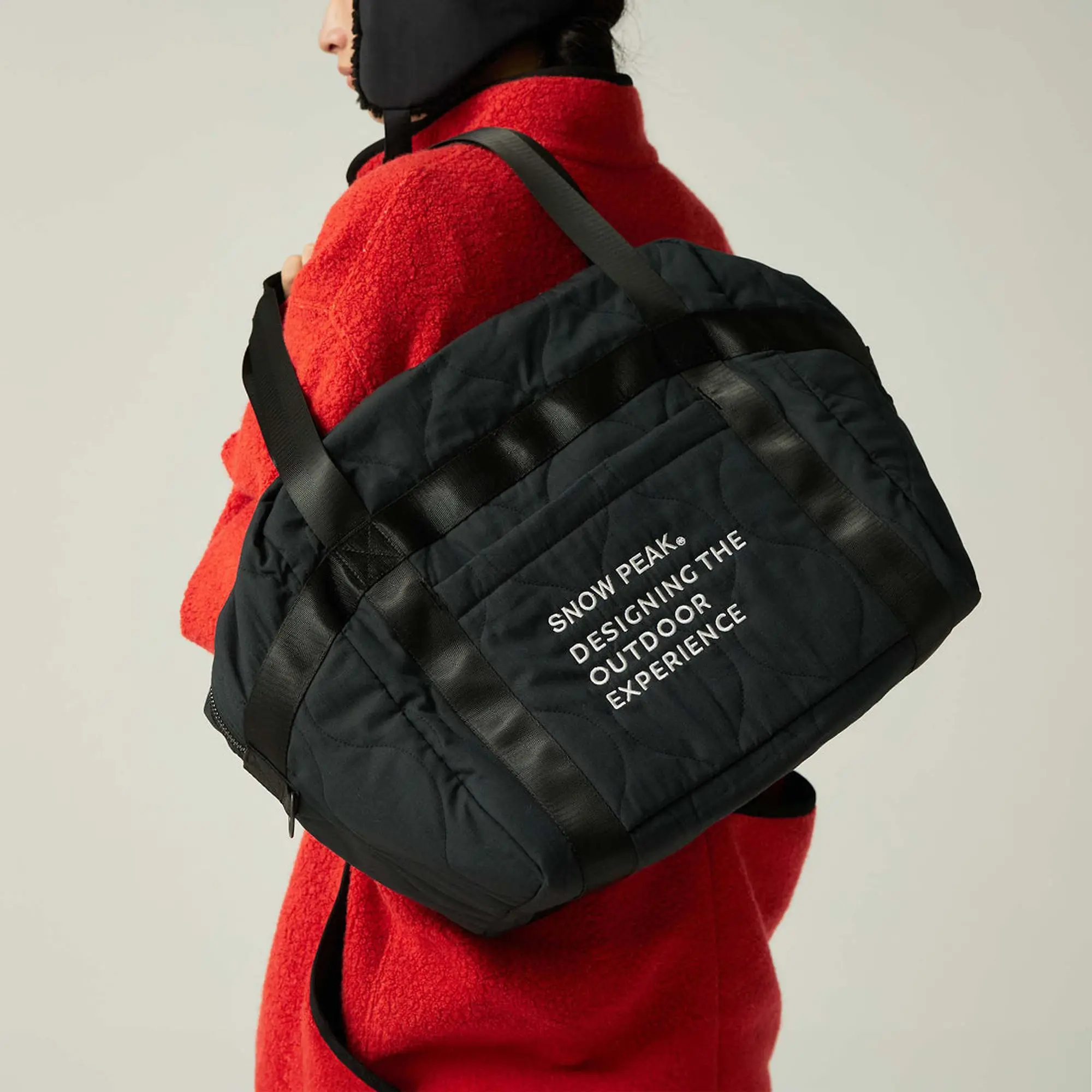 Product image 3 of 7 of Snow Peak Quilted Ripstop Duffle - Black