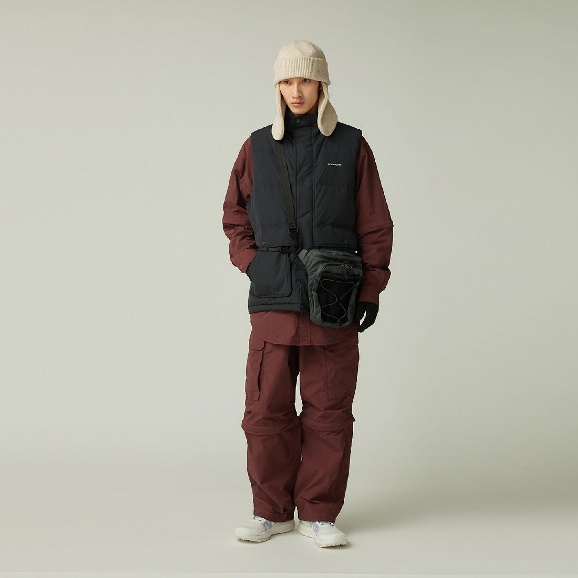 Snow Peak Everyday Down Vest - Black | British Attire