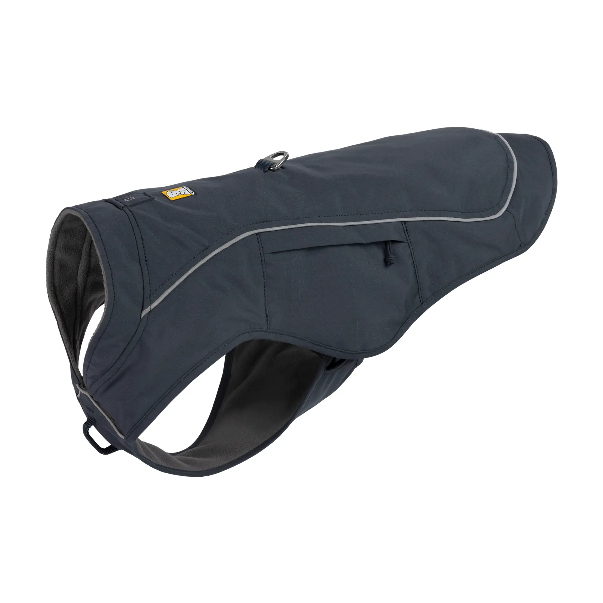 Product image 4 of 15 of RUFFWEAR Overcoat Fuse Dog Jacket/Harness - Basalt Gray