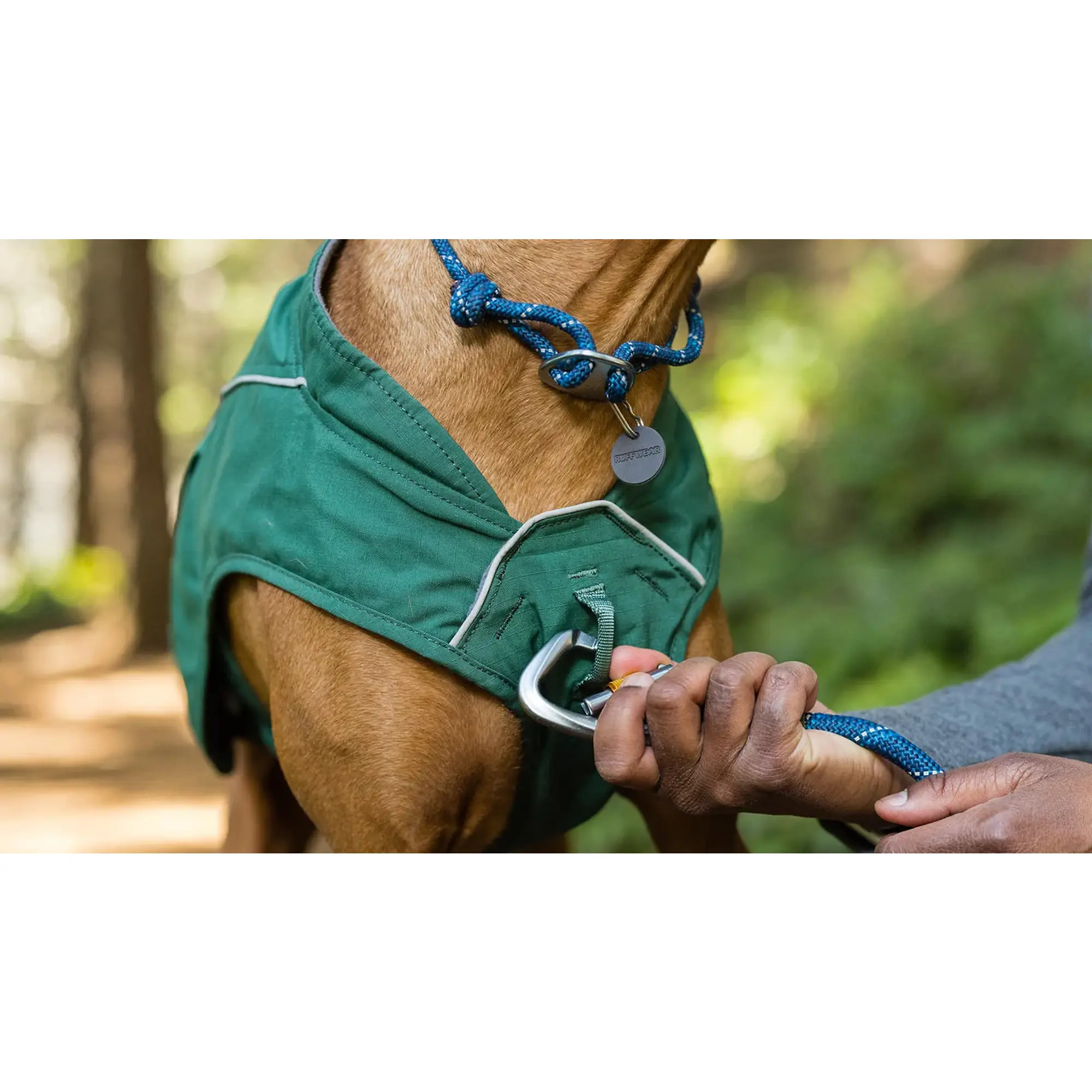 Product image 10 of 15 of RUFFWEAR Overcoat Fuse Dog Jacket/Harness - Basalt Gray