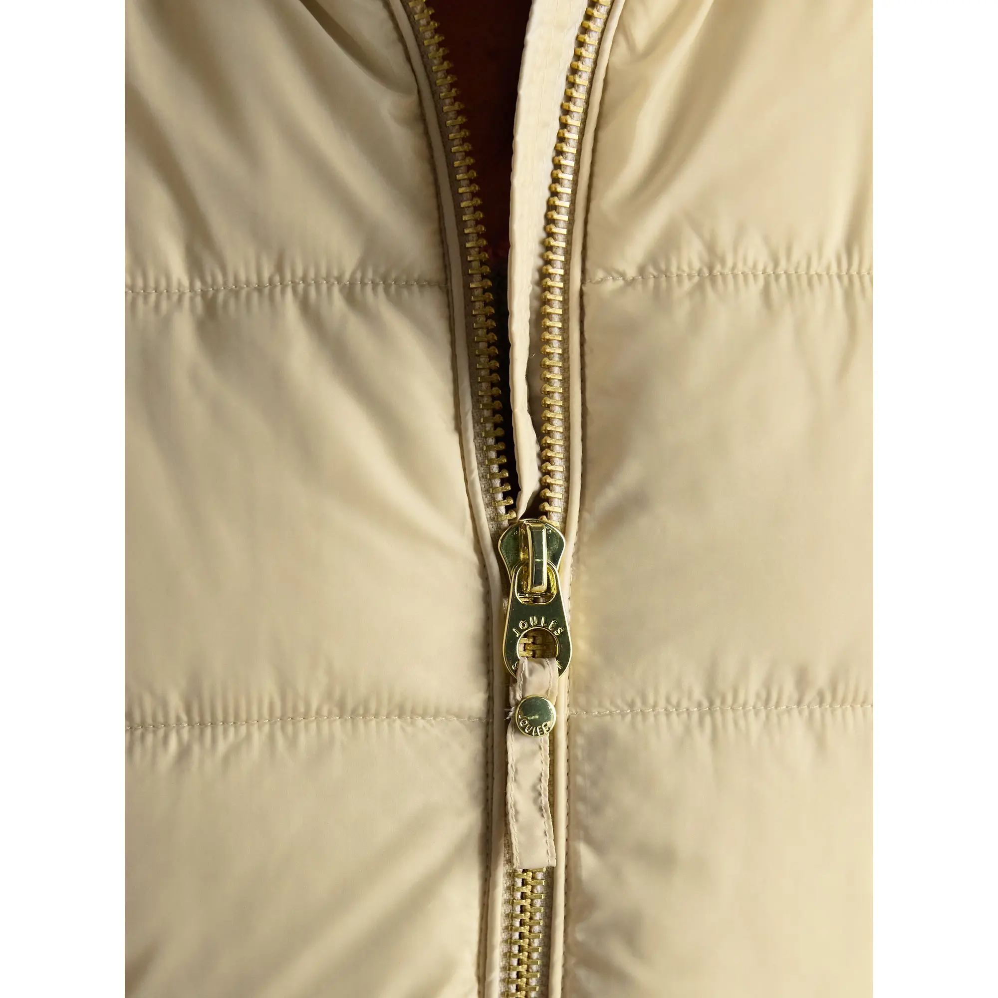 Product image 5 of 10 of Joules Women's Hadlow Short Showerproof Padded Coat -  Neutral