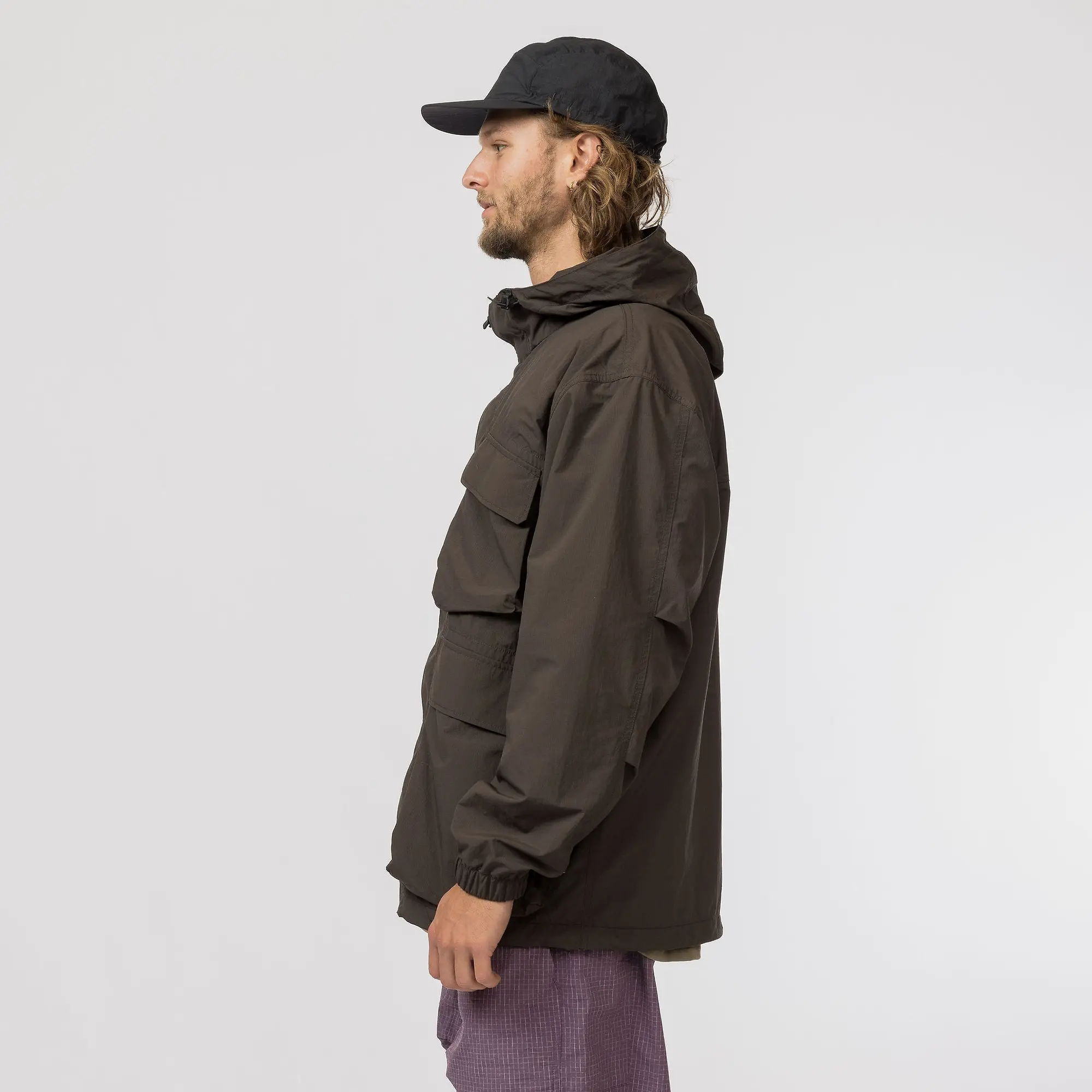 Product image 3 of 10 of Snow Peak Nylon Double Rip Jacket - Dark Brown