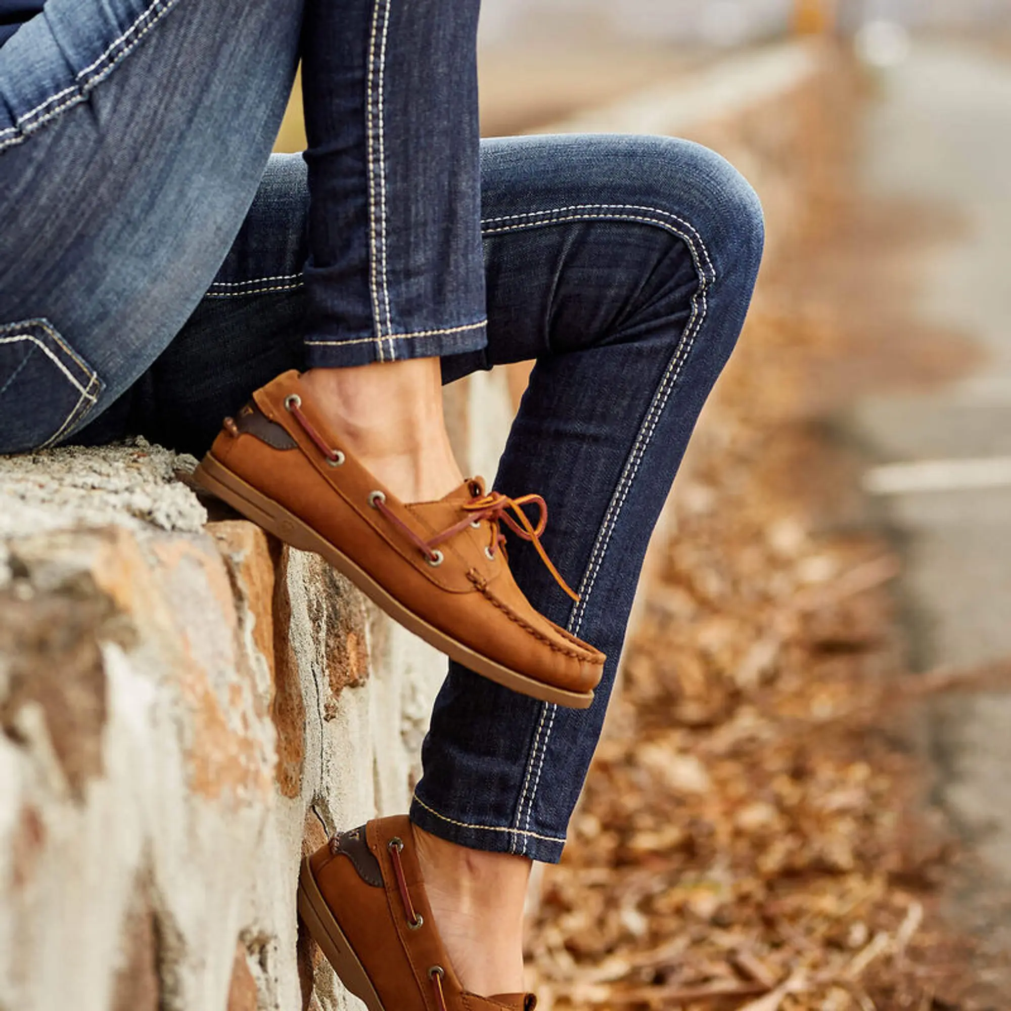 Product image 7 of 7 of Ariat Women's Antigua Boat Shoes - Walnut