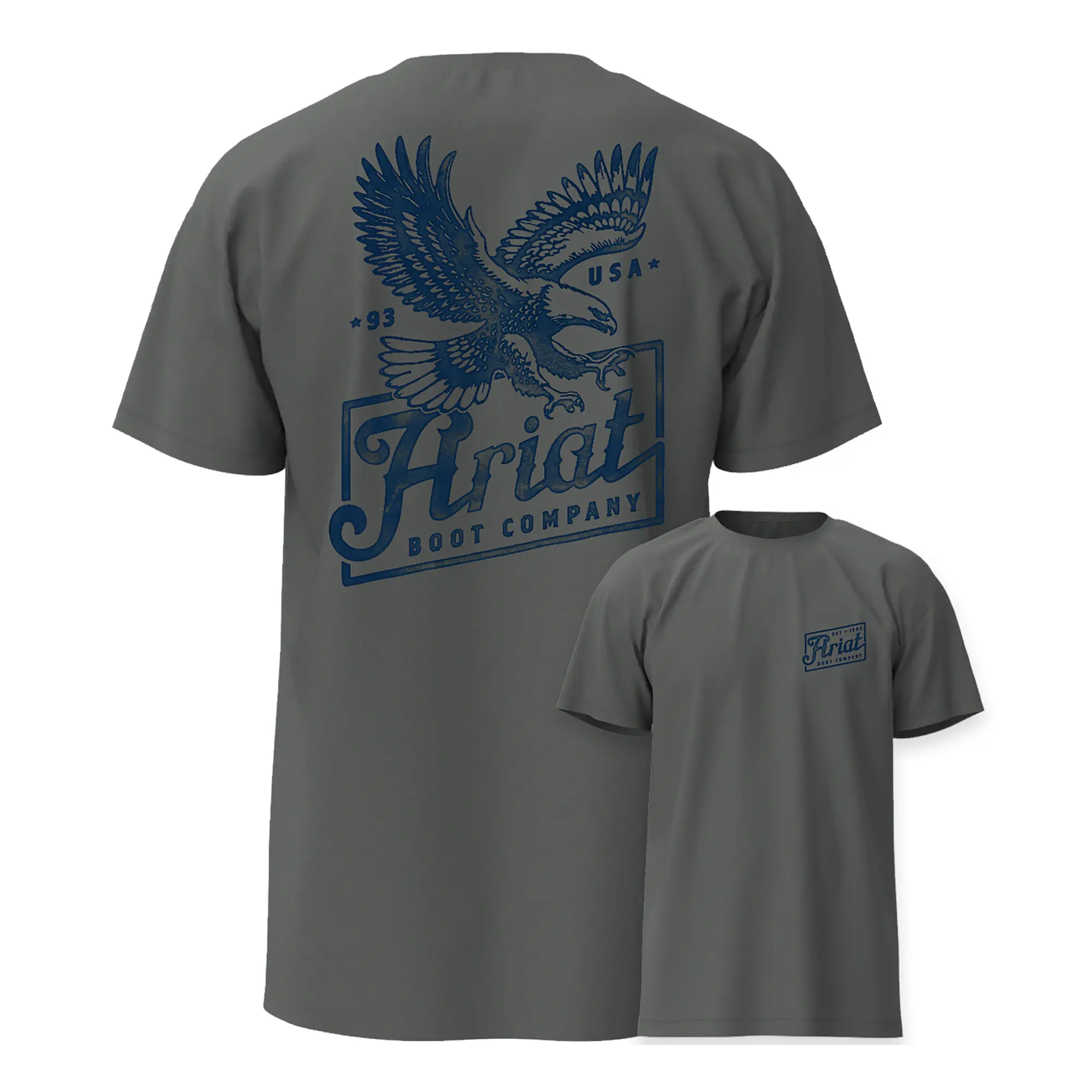 Product image 6 of 6 of Ariat Men's Paintriot Classic Fit T-Shirt - Smoked Pearl