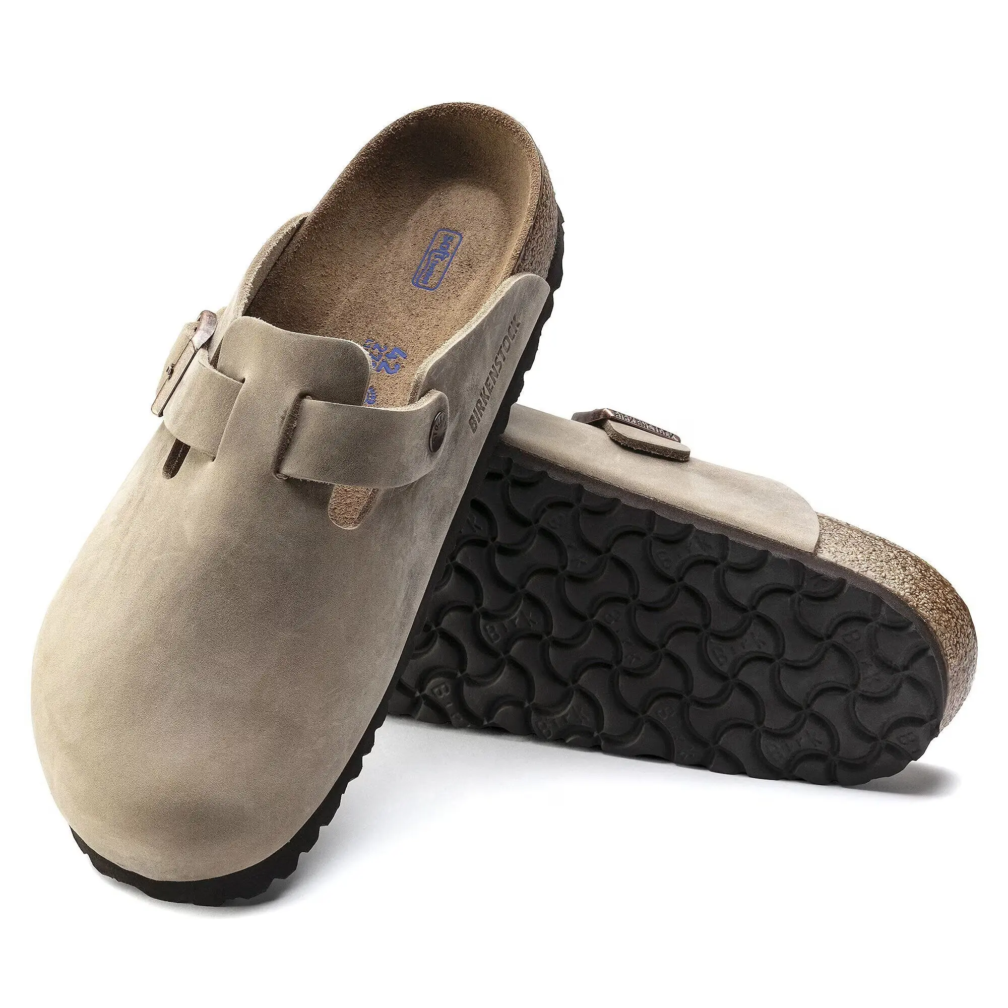 Product image 4 of 6 of Birkenstock Unisex Boston Soft Footbed Oiled Leather Regular Clogs - Tobacco Brown