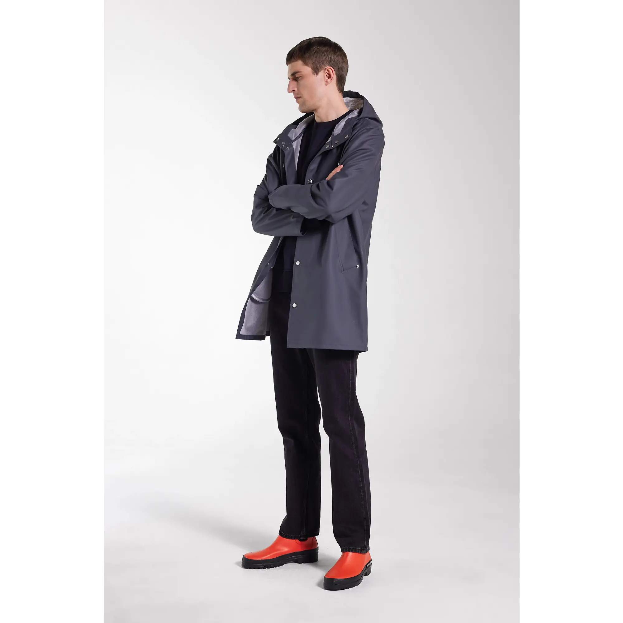 Product image 11 of 14 of Stutterheim Stockholm Lightweight Raincoat - Charcoal