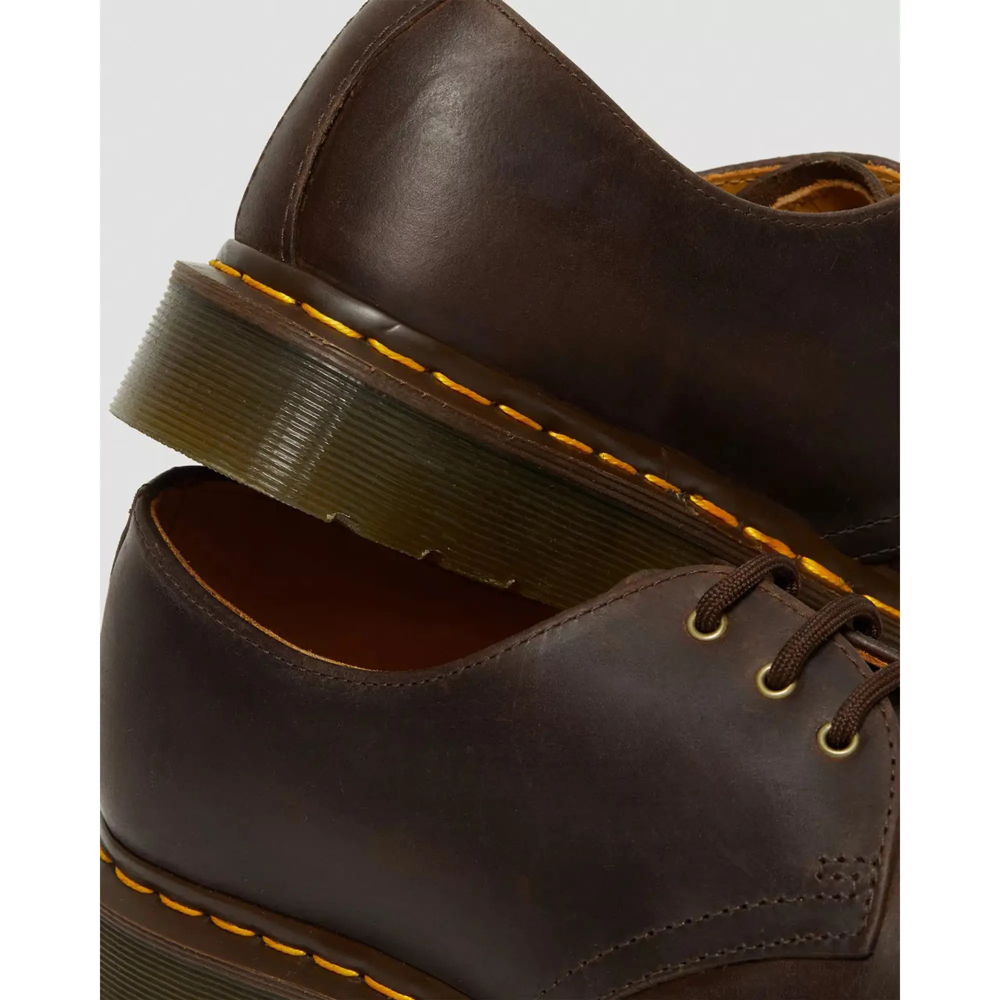 Product image 7 of 10 of Dr Martens Unisex 1461 Crazy Horse Leather Oxford Shoes - Dark Brown