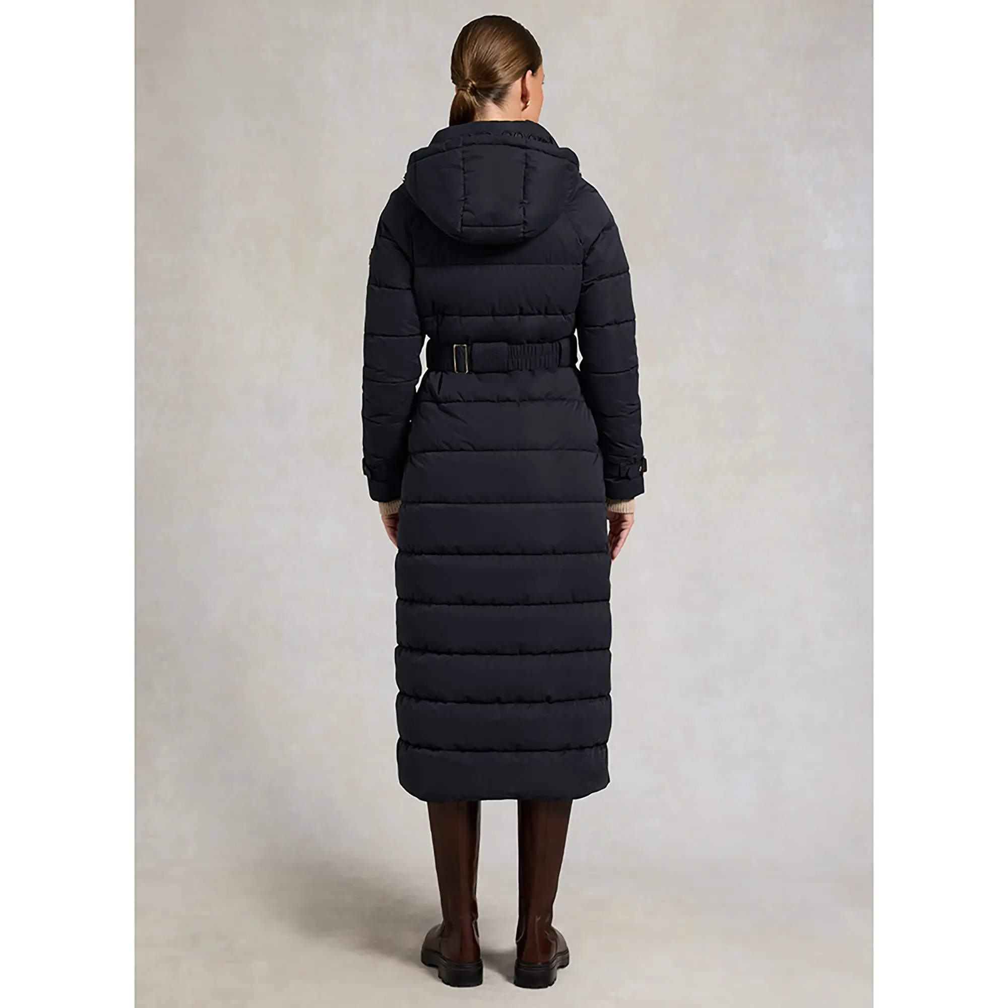 Product image 5 of 14 of Holland Cooper Women's Arosa Luxe Longline Coat - Ink Navy