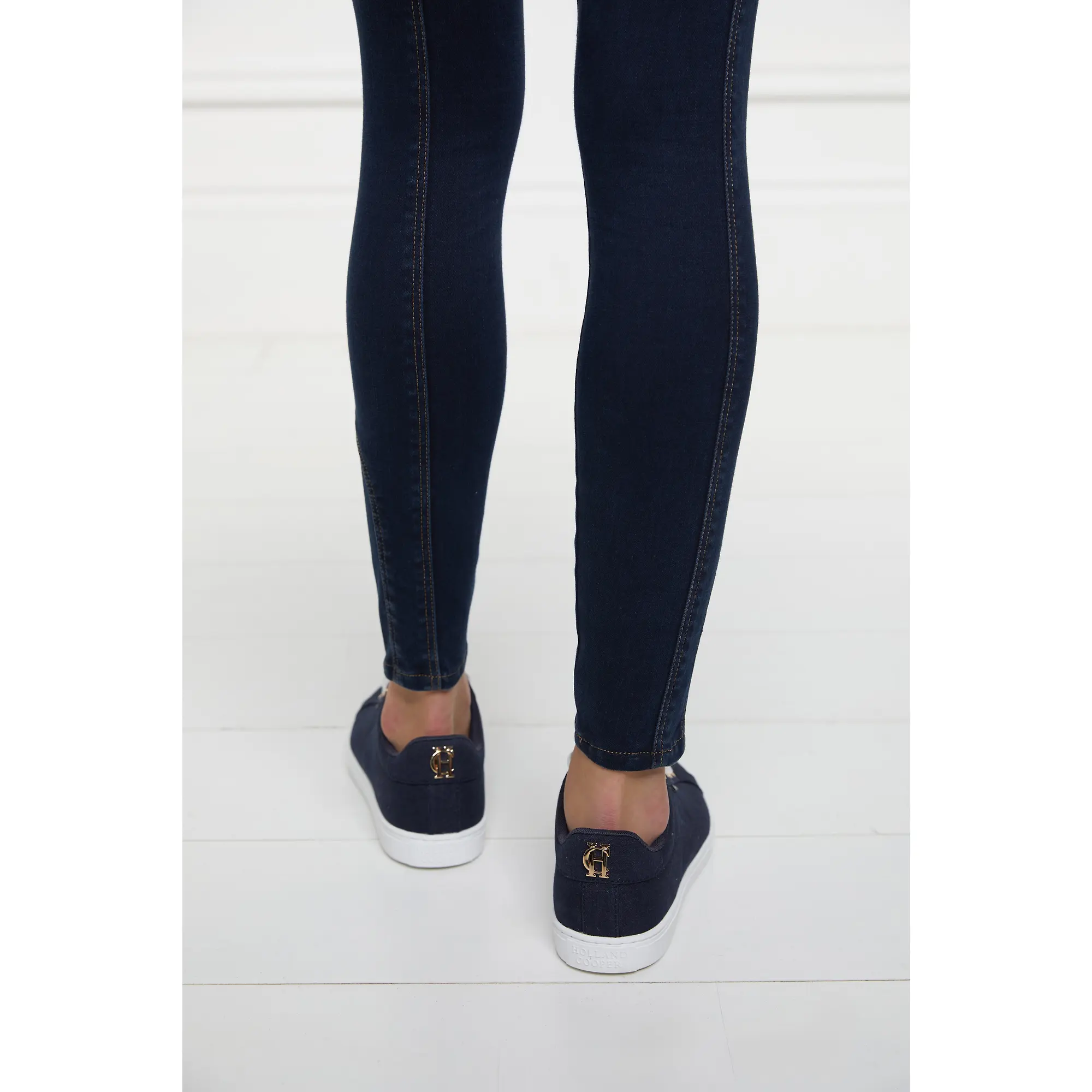 Product image 11 of 12 of Holland Cooper Women's Chelsea Court Trainers - Ink Navy