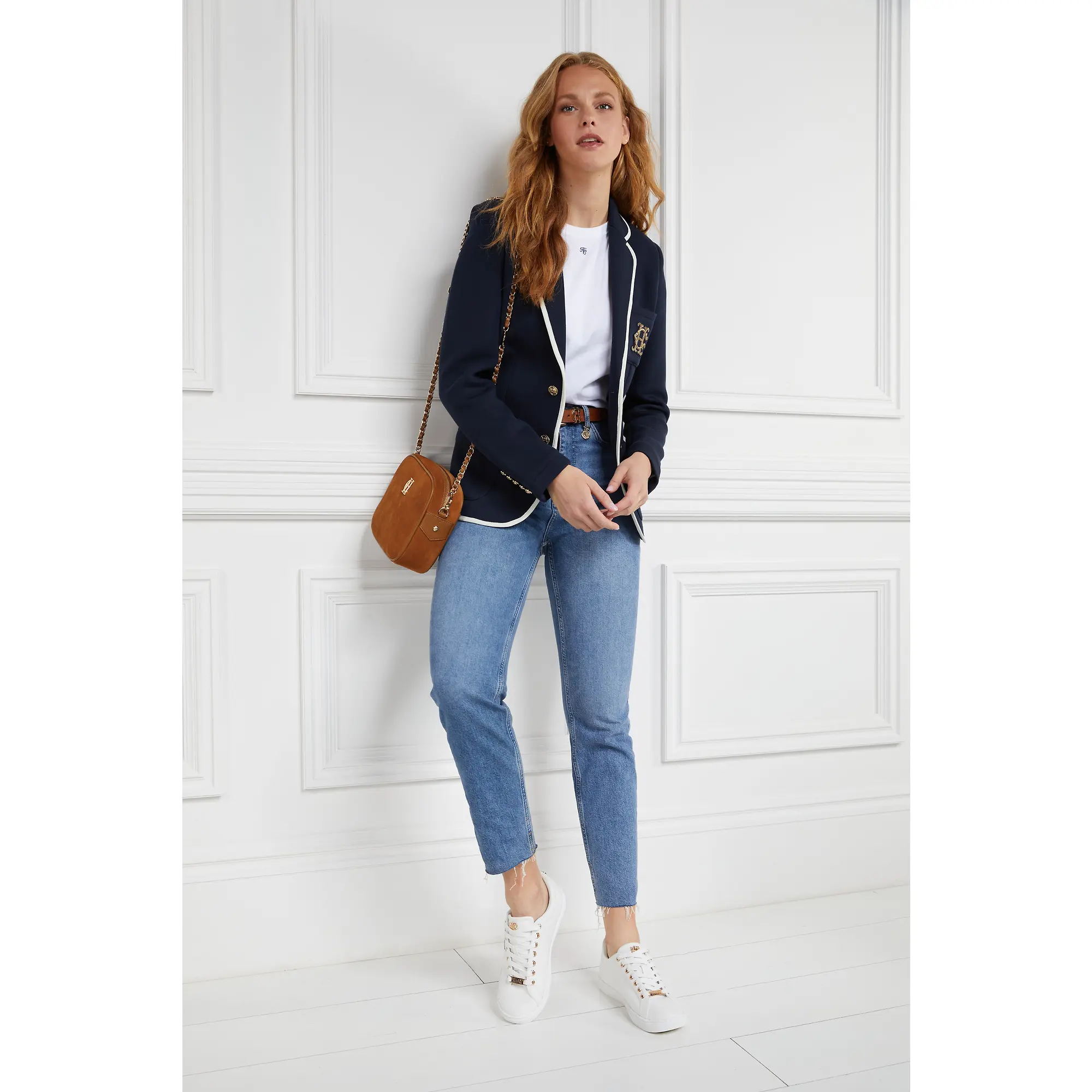 Product image 11 of 12 of Holland Cooper Women's Chelsea Court Trainers - White