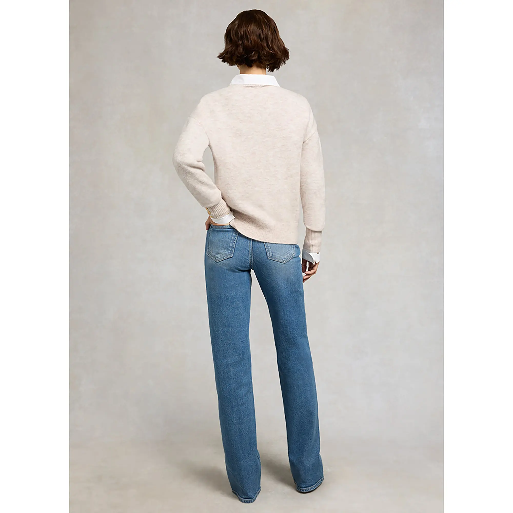 Product image 5 of 9 of Holland Cooper Women's Tori Crew Neck Knit - Barley
