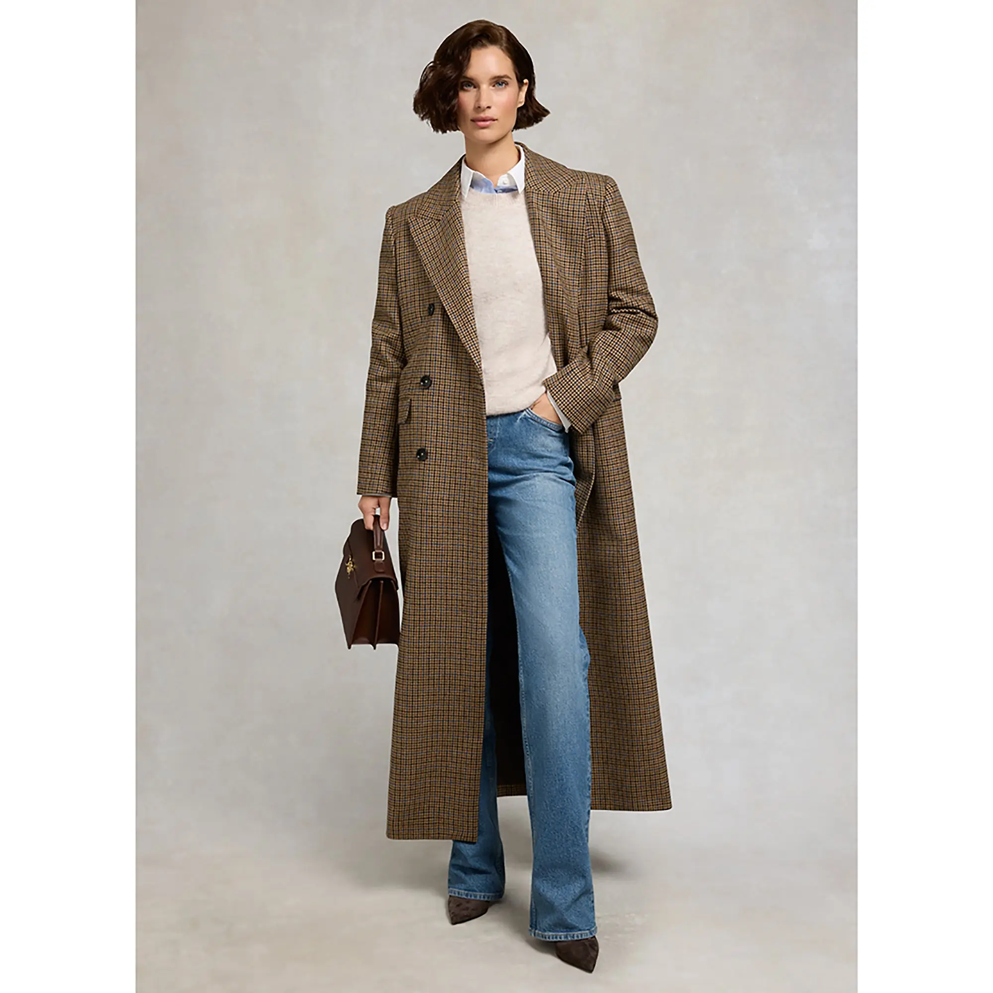 Product image 4 of 9 of Holland Cooper Women's Tori Crew Neck Knit - Barley