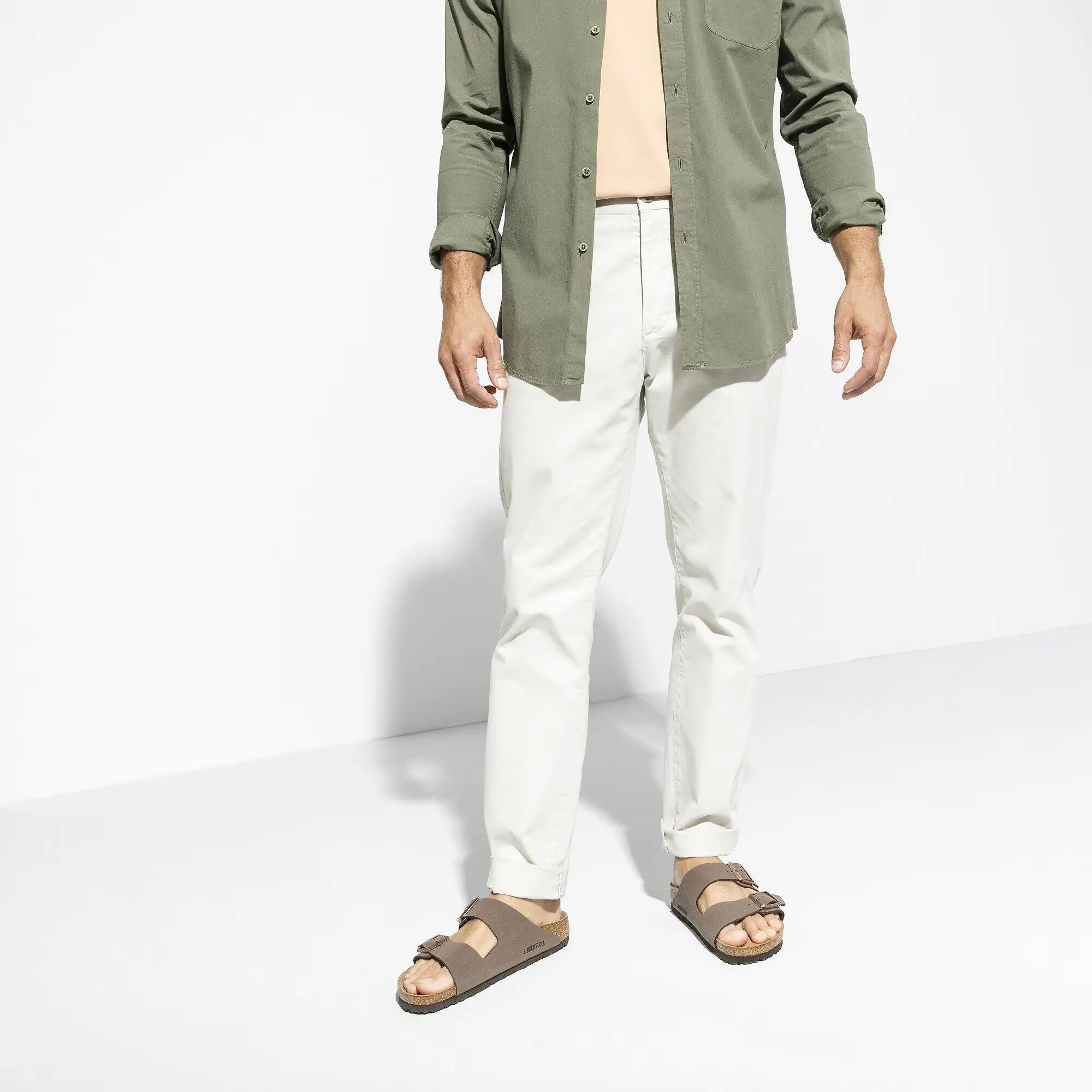 Product image 6 of 11 of Birkenstock Unisex Arizona Birko-Flor Nubuck Regular Sandals - Mocca