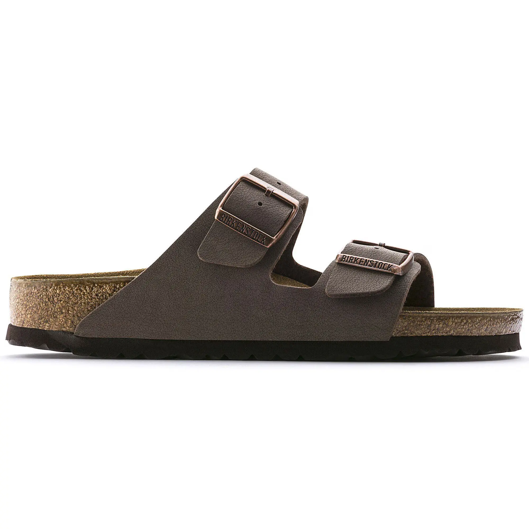 Product image 3 of 11 of Birkenstock Unisex Arizona Birko-Flor Nubuck Regular Sandals - Mocca