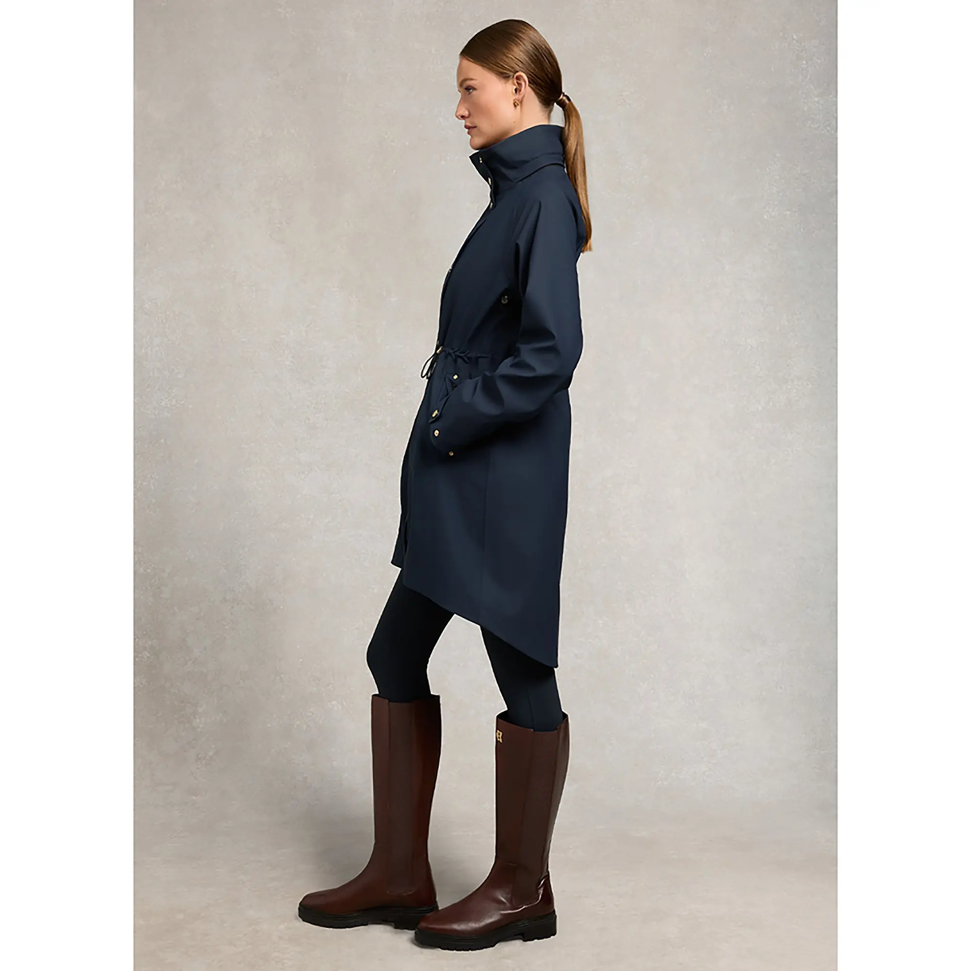 Product image 4 of 10 of Holland Cooper Women's Chartwell Rain Parka - Ink Navy