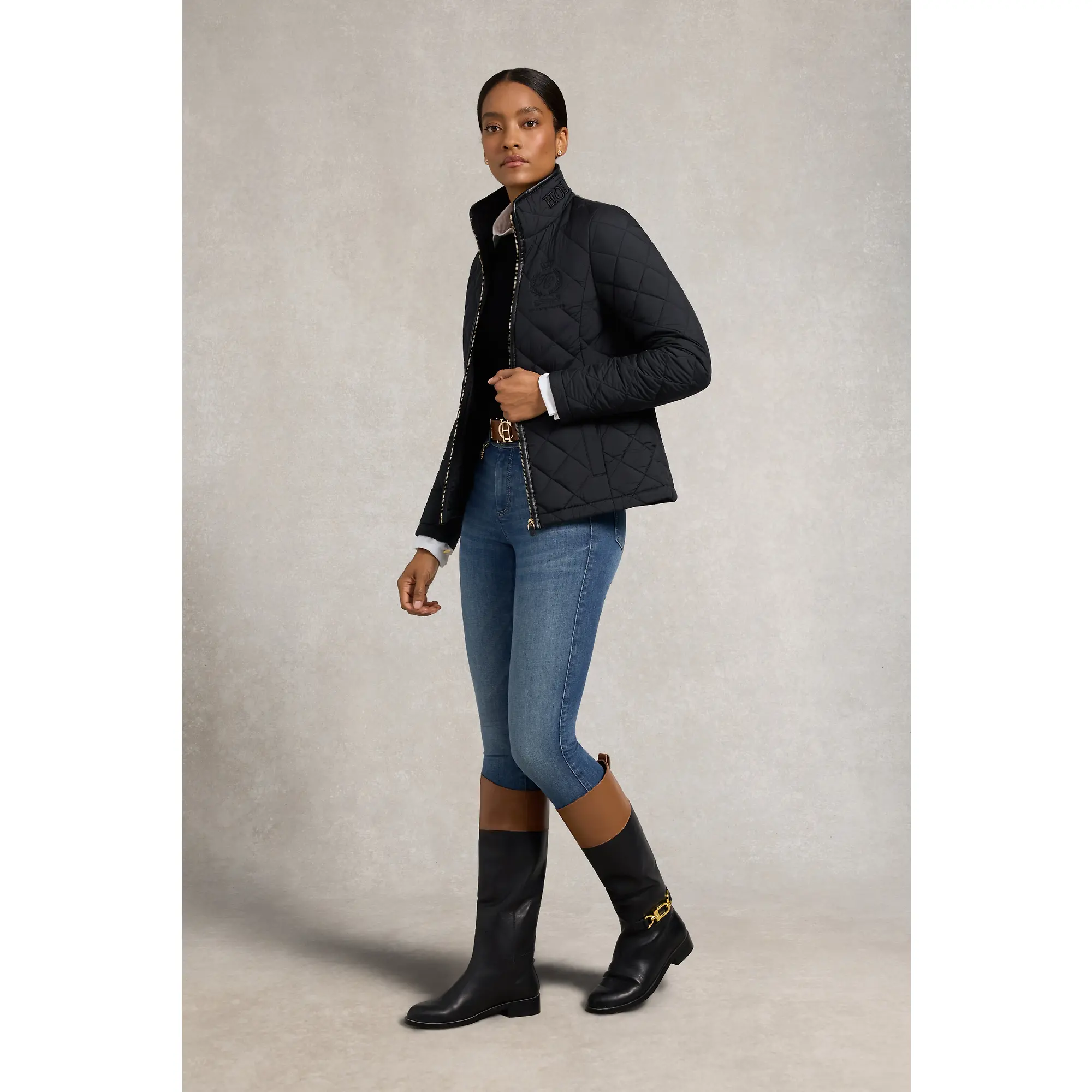 Product image 6 of 10 of Holland Cooper Women's Lightweight Country Jacket - Black