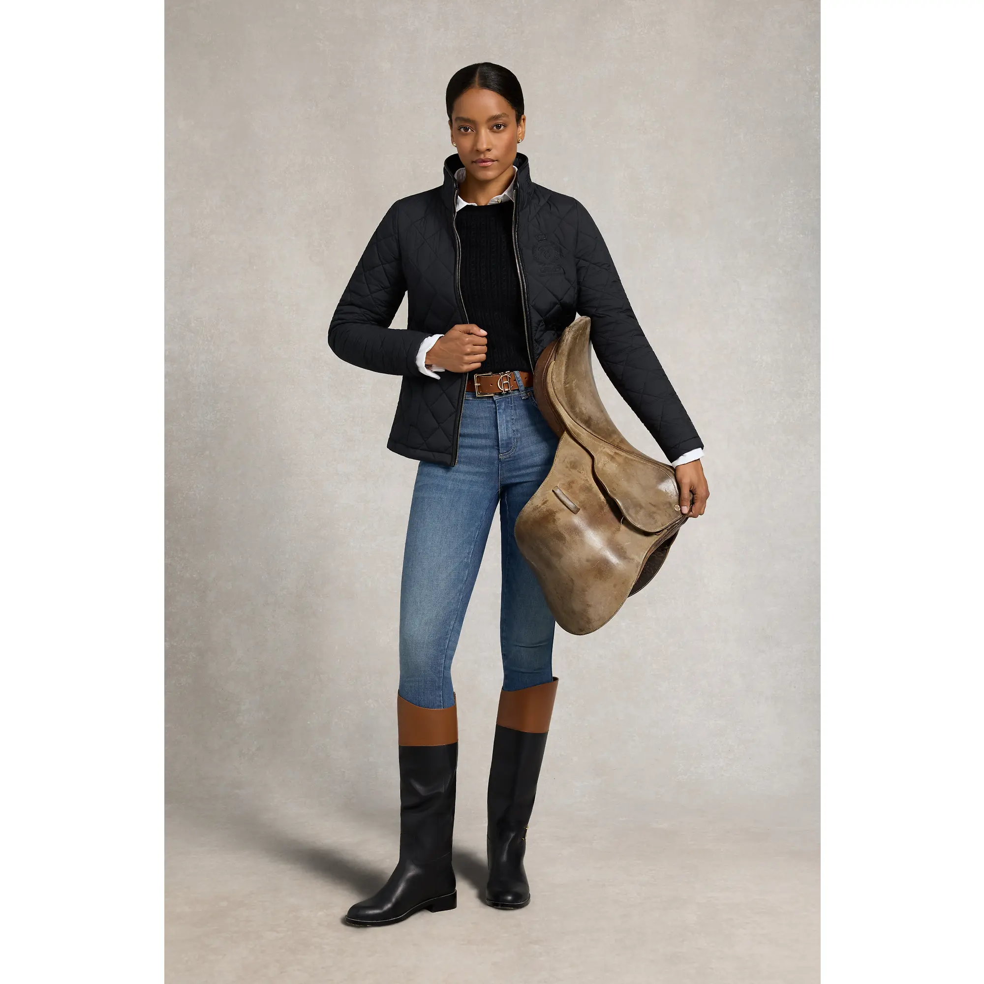 Product image 4 of 10 of Holland Cooper Women's Lightweight Country Jacket - Black
