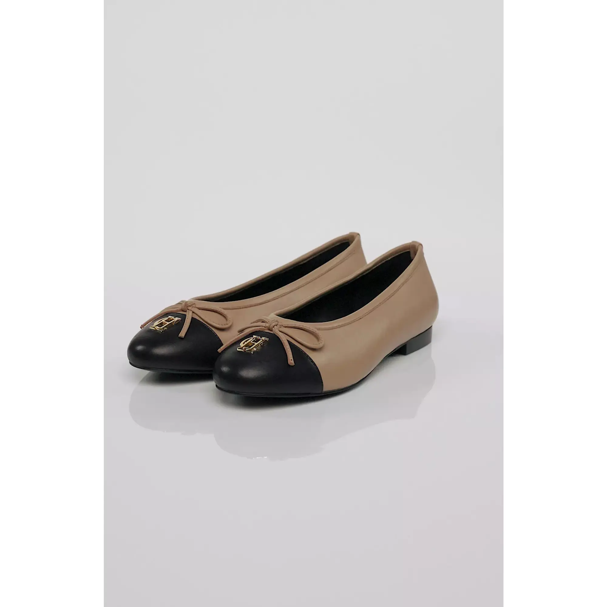 Product image 6 of 8 of Holland Cooper Women's Ballet Shoes - Nude Black
