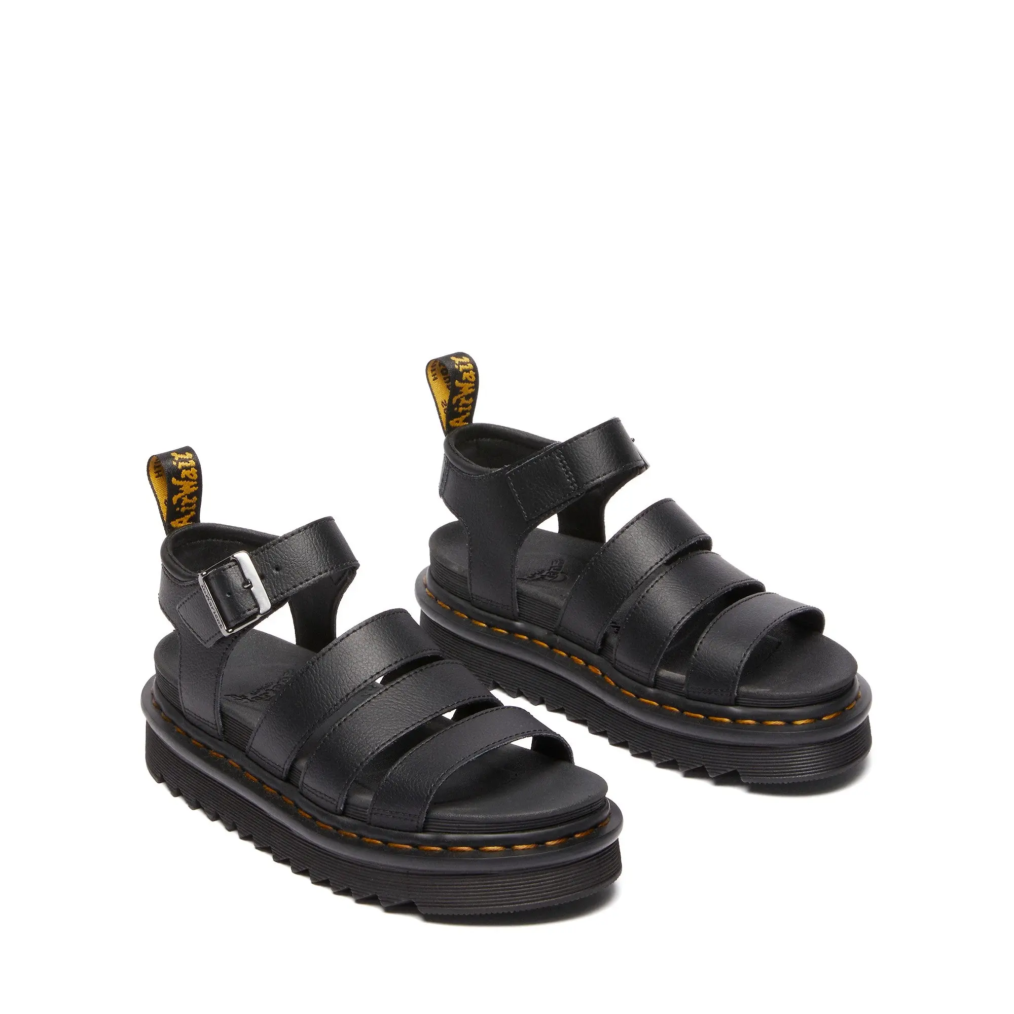 Product image 4 of 6 of Dr. Martens Women's Blaire Athena Leather Strap Sandals - Black