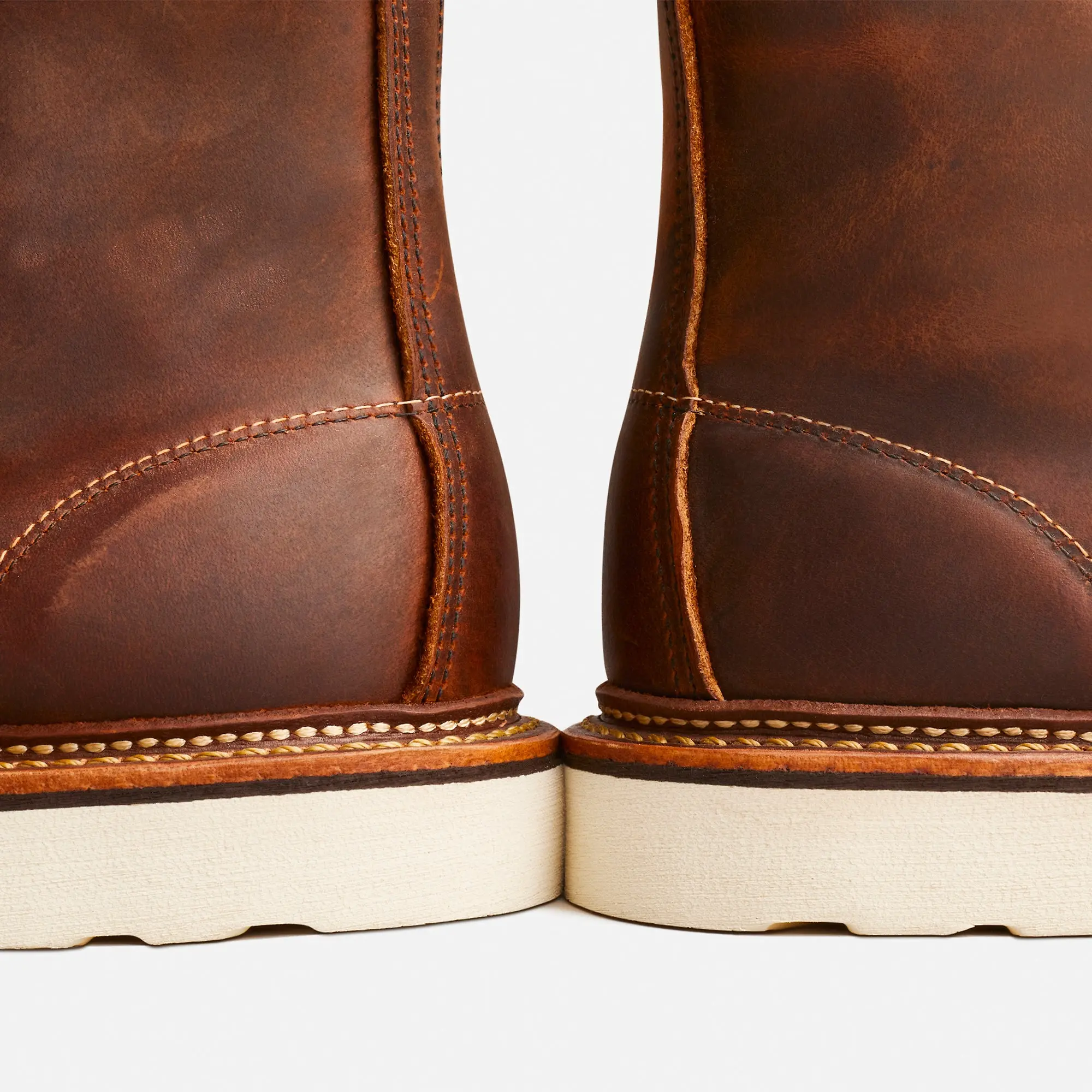 Product image 8 of 10 of Red Wing Men's Classic Moc Toe Boots - Copper Rough & Tough - Style 1907