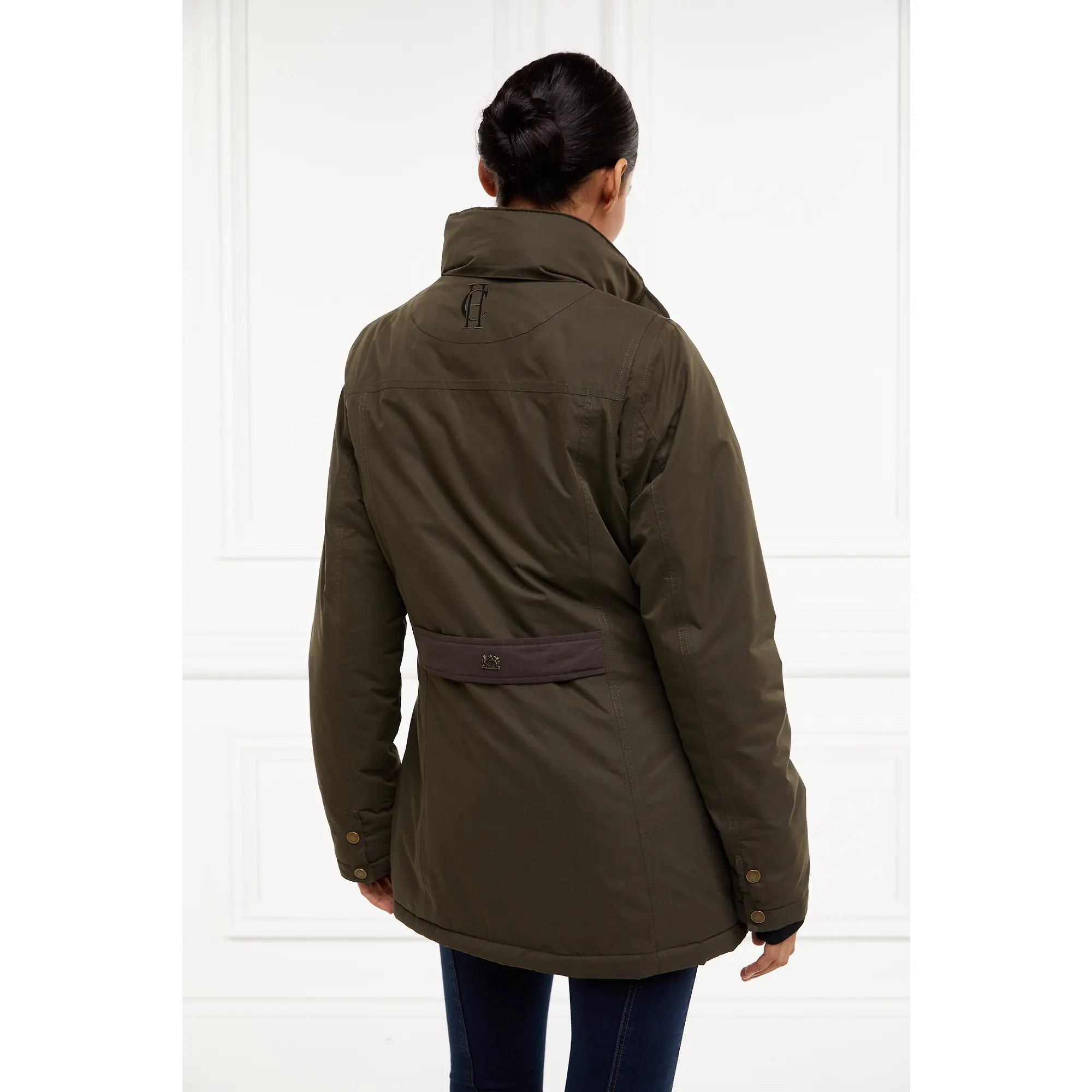 Product image 4 of 12 of Holland Cooper Women's Stamford Country Coat - Khaki