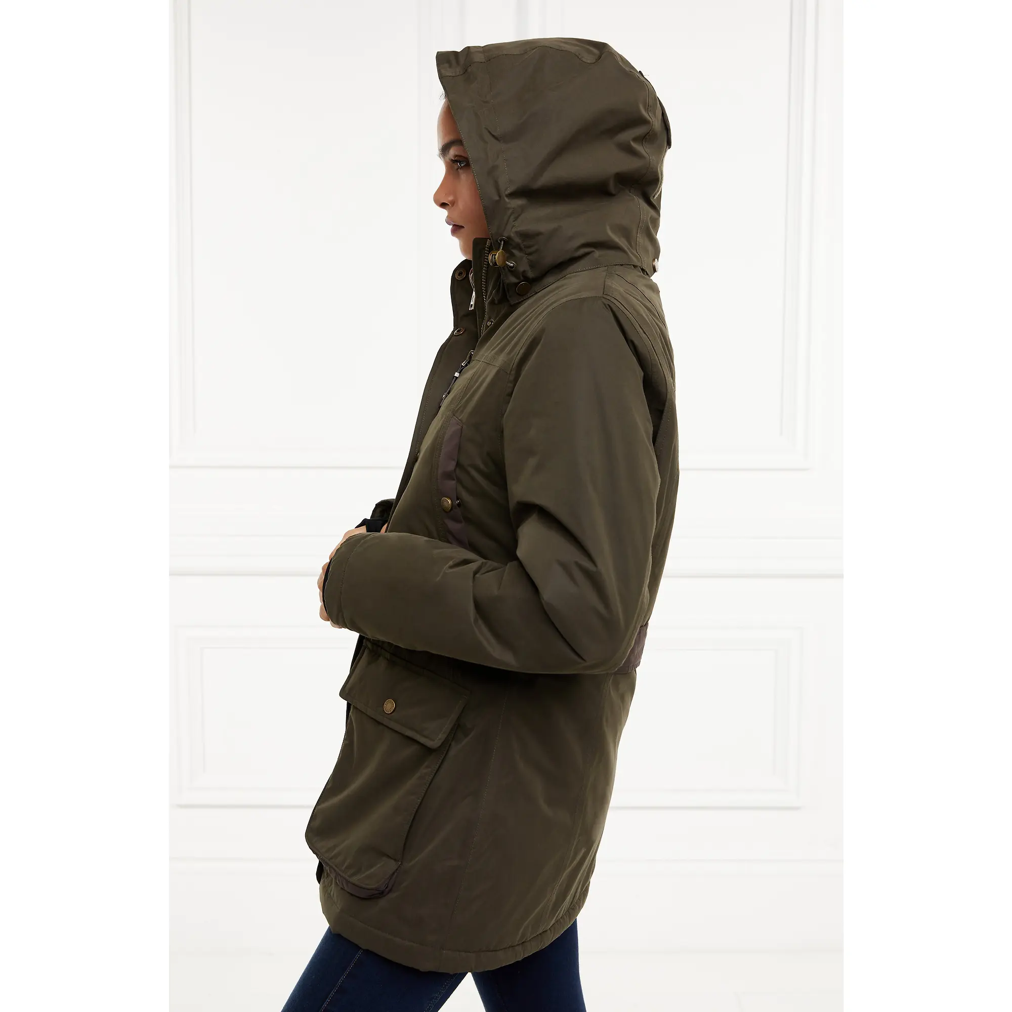 Product image 10 of 12 of Holland Cooper Women's Stamford Country Coat - Khaki