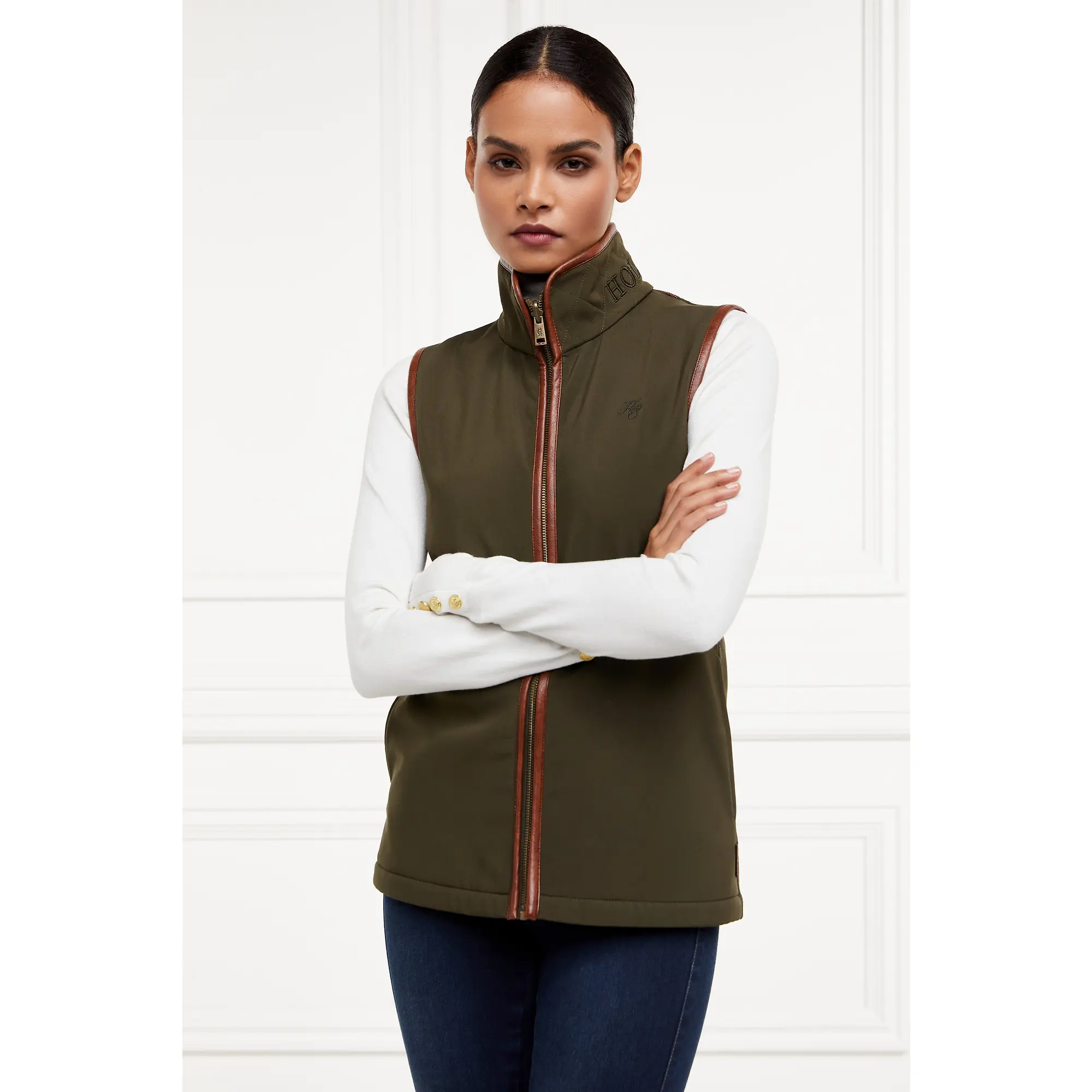 Product image 8 of 12 of Holland Cooper Women's Stamford Country Coat - Khaki