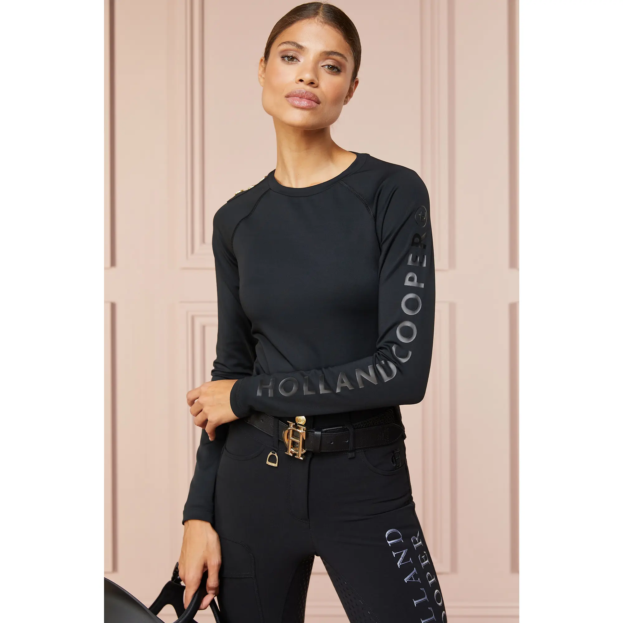 Product image 5 of 5 of Holland Cooper Women's HC Heritage Belt - Black