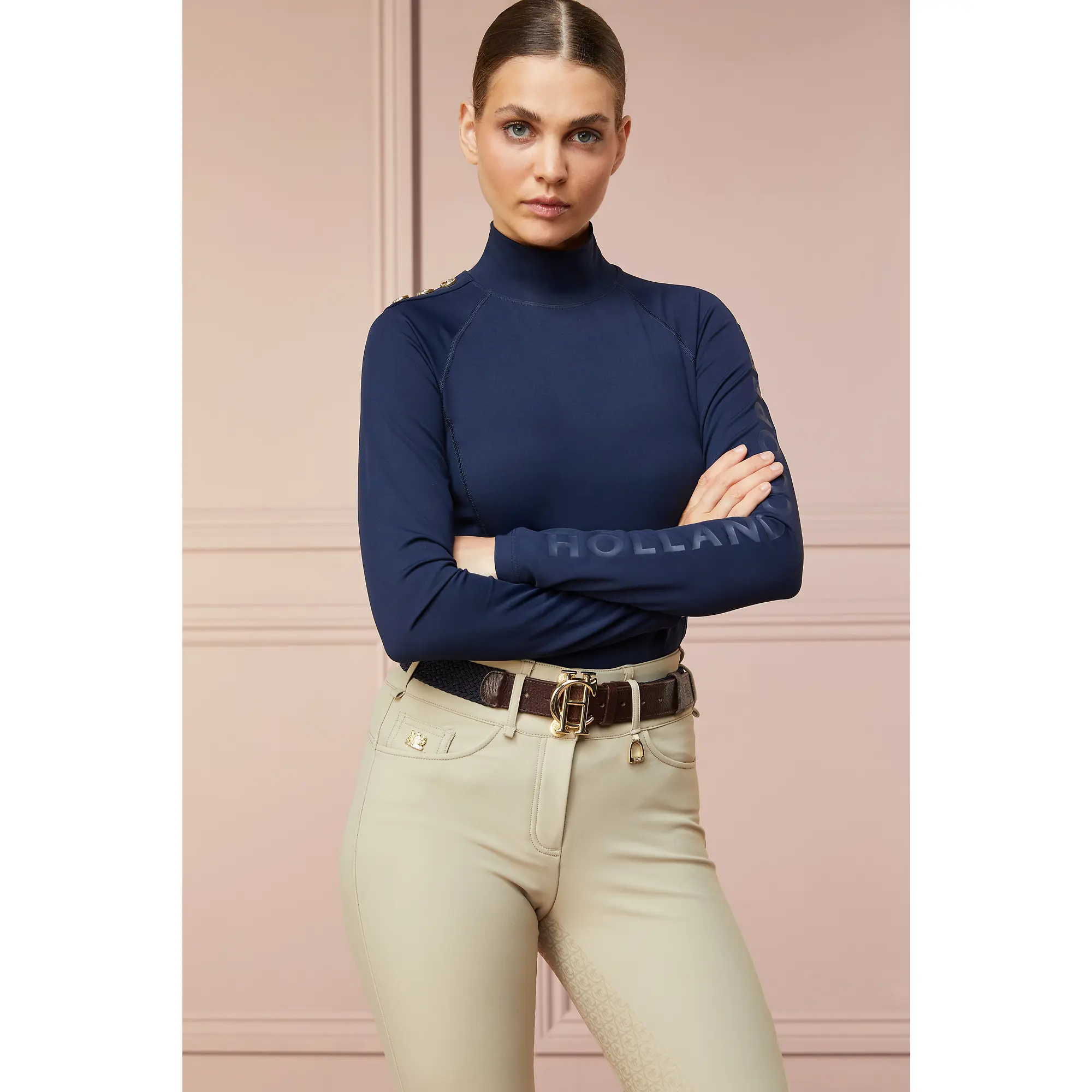 Product image 2 of 3 of Holland Cooper Women's HC Heritage Belt - Ink Navy