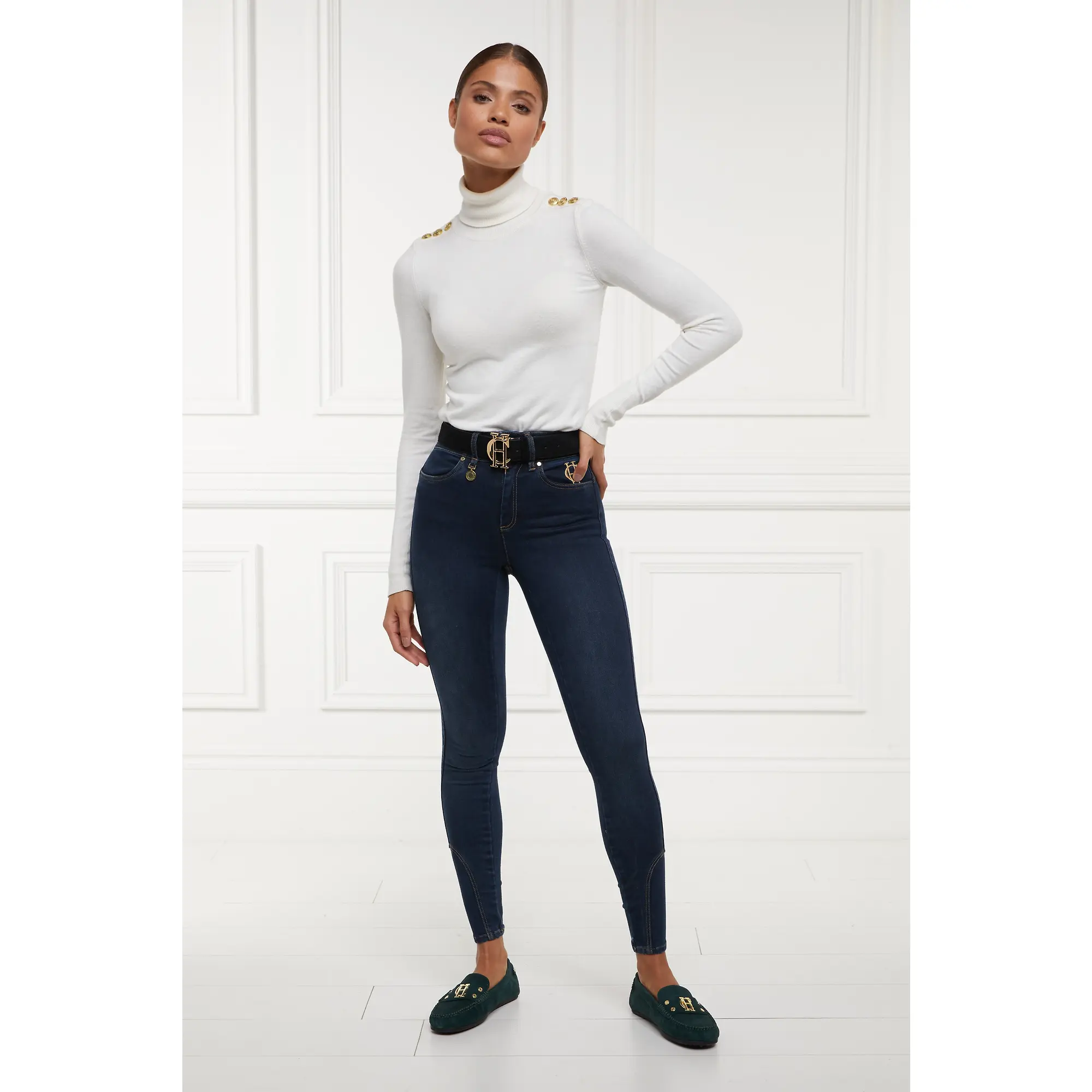 Product image 6 of 10 of Holland Cooper Women's Jodhpur Jeans - Deep Indigo