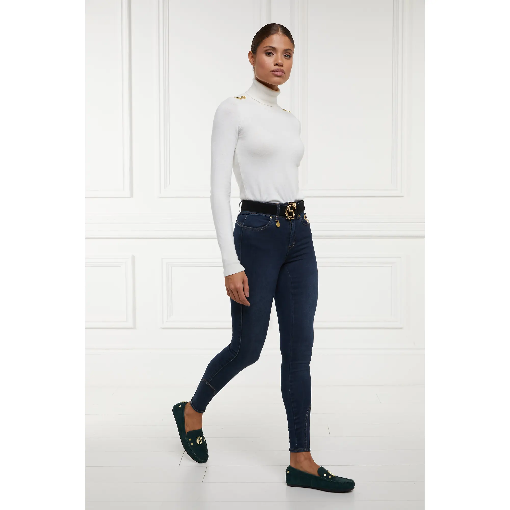 Product image 7 of 10 of Holland Cooper Women's Jodhpur Jeans - Deep Indigo