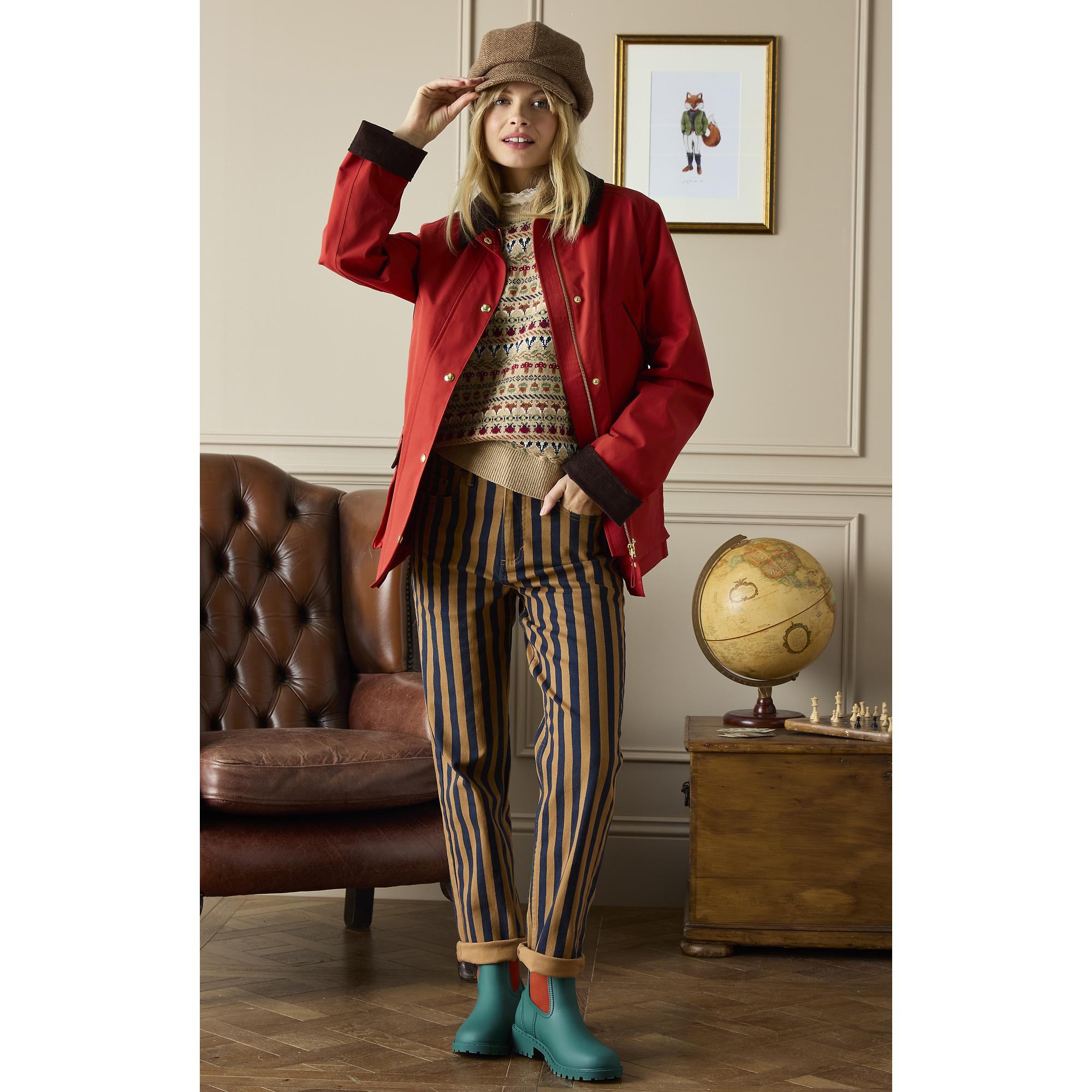 Joules Women's Elvaston Baker Boy Hat - Tan Brown | British Attire