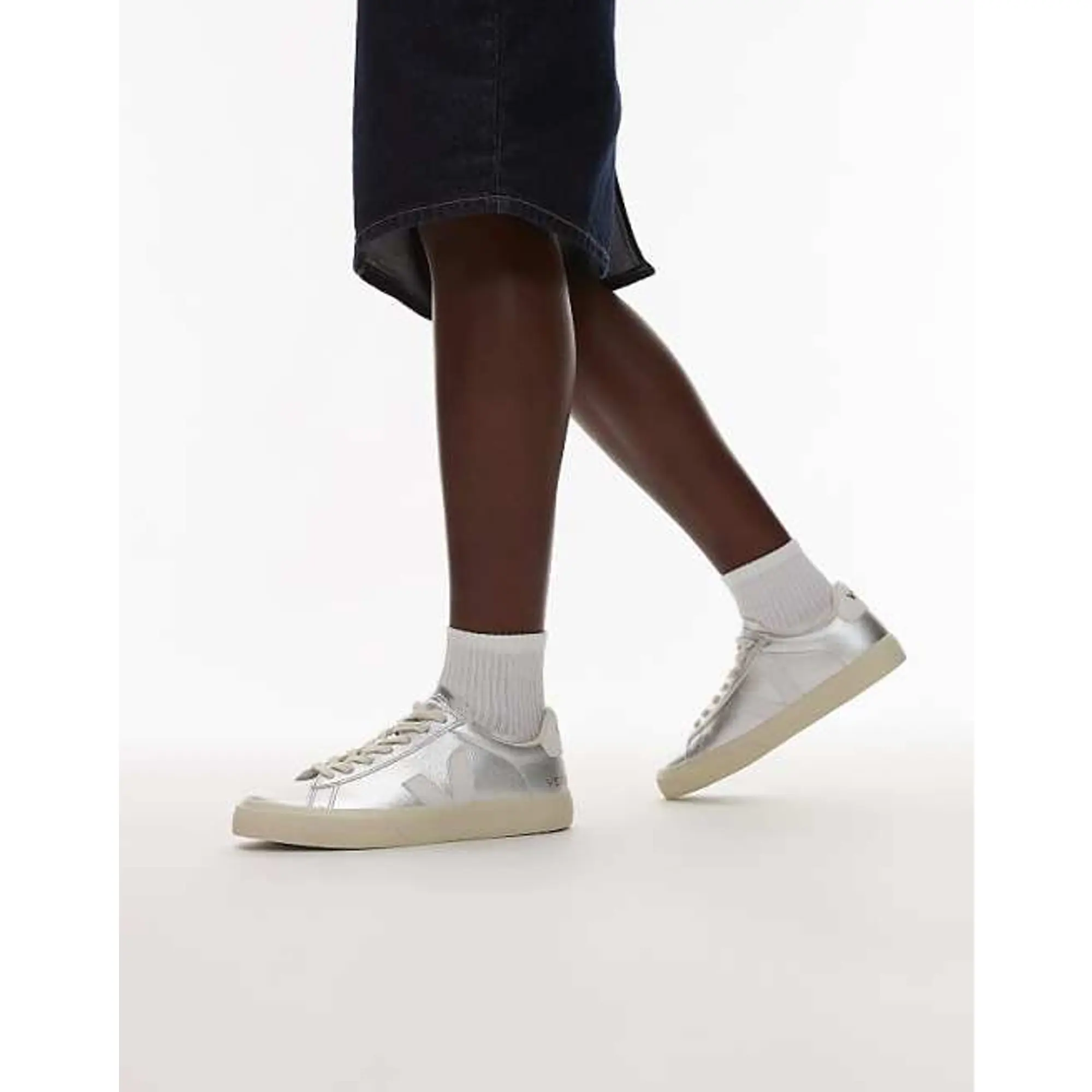 Product image 8 of 8 of VEJA Women's Campo Leather Sneaker - Silver White