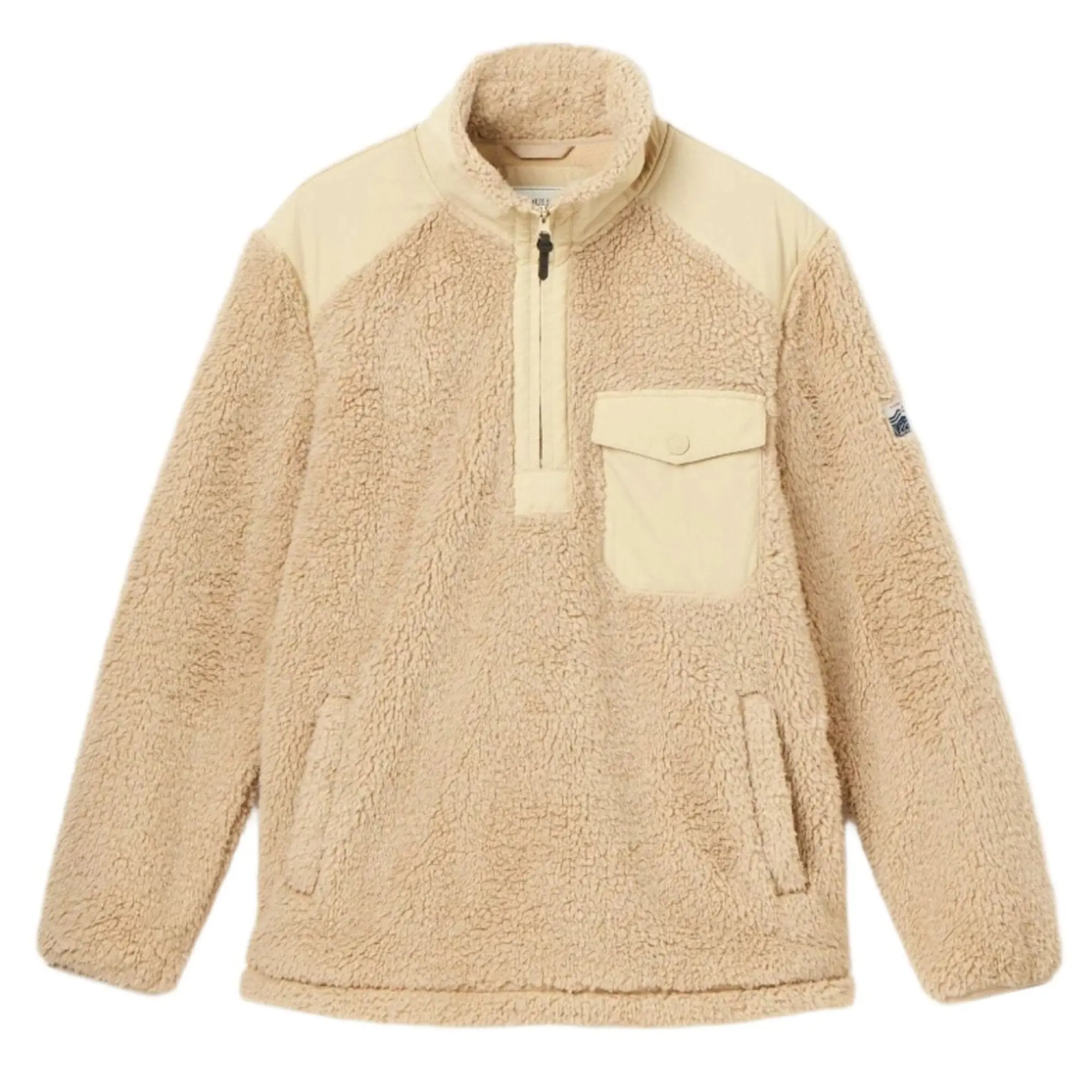Product image 1 of 7 of Joules Men's Billy Quarter Zip Borg Fleece Sweatshirt - Cream