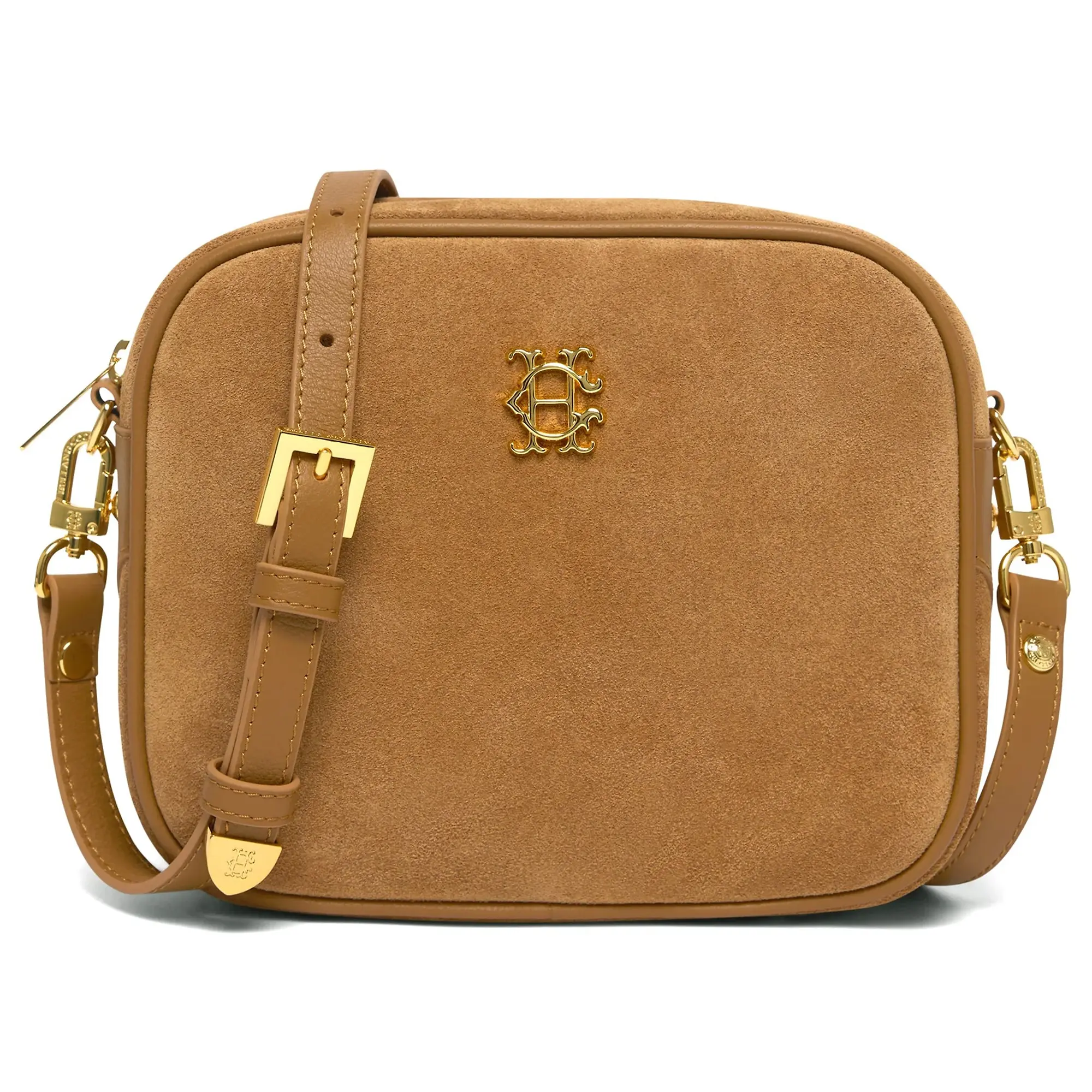 Product image 1 of 9 of Holland Cooper Women's Country Camera Bag - Tan Suede