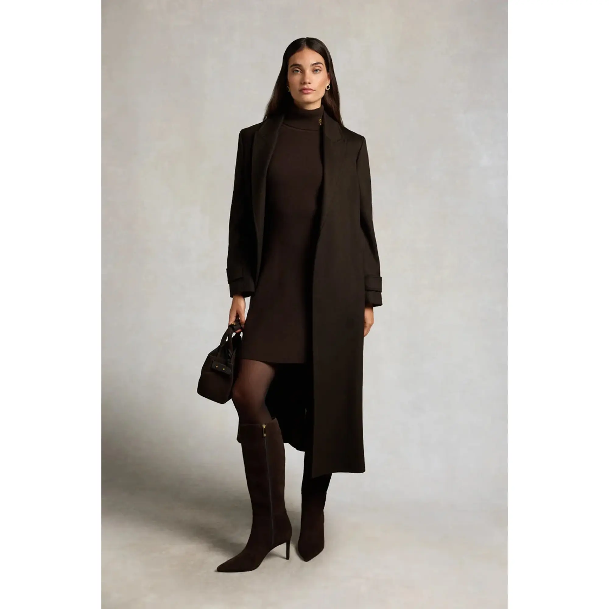 Product image 4 of 7 of Holland Cooper Women's Aspen Knitted Dress - Olive Brown