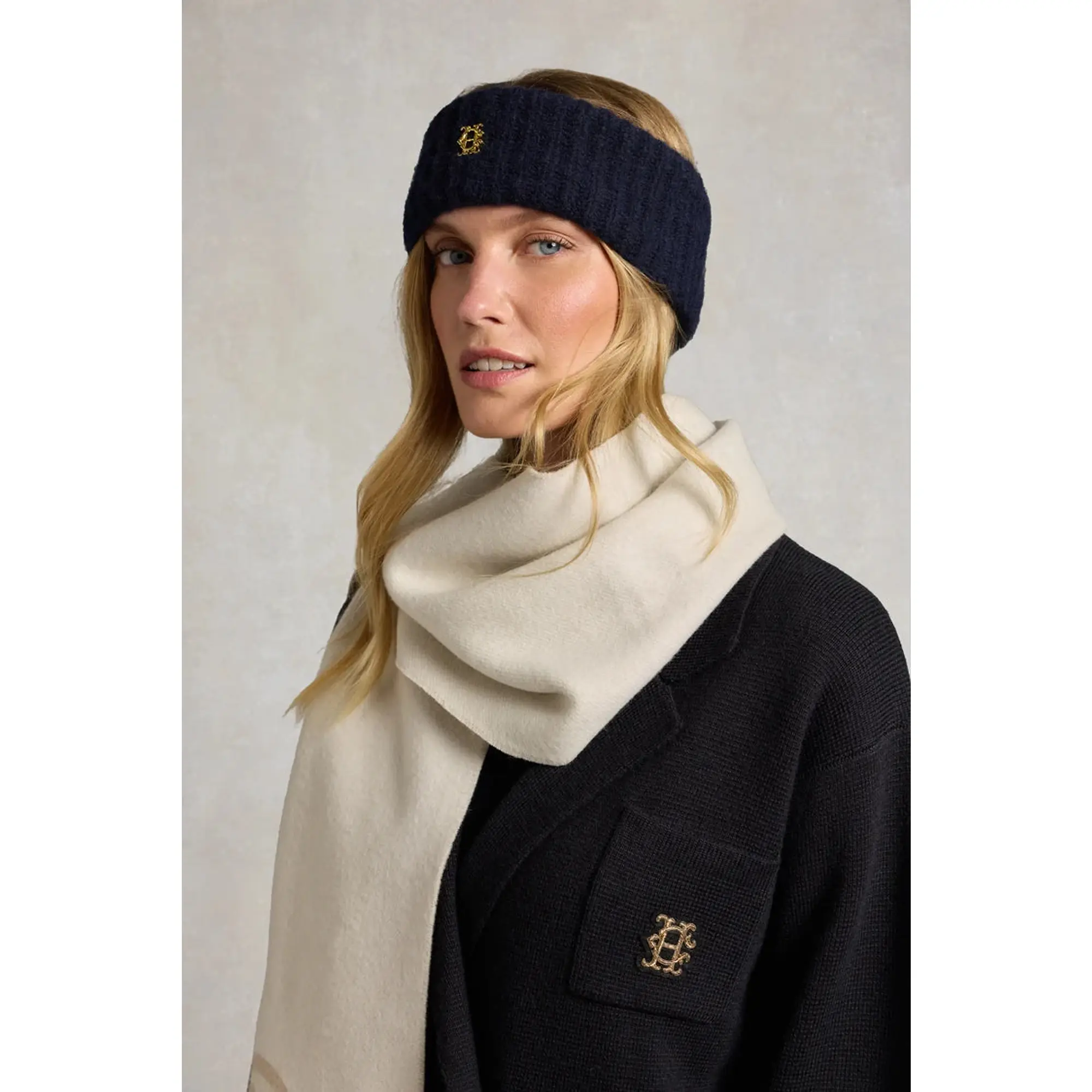 Product image 2 of 3 of Holland Cooper Women's Knitted Headband - Navy