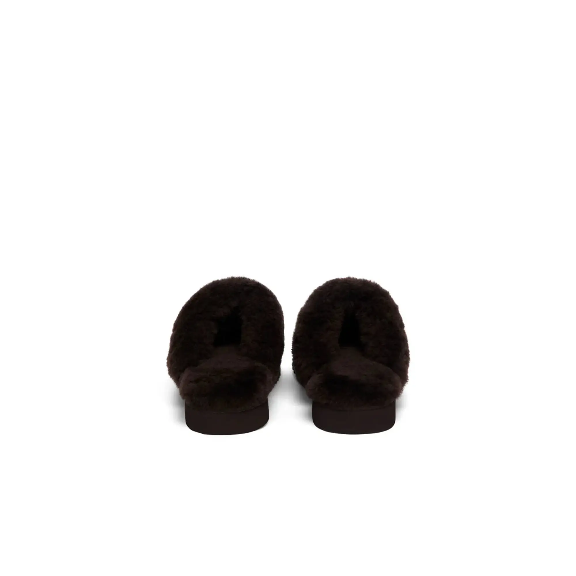 Product image 4 of 5 of Holland Cooper Women's Classic Shearling Slippers - Chocolate
