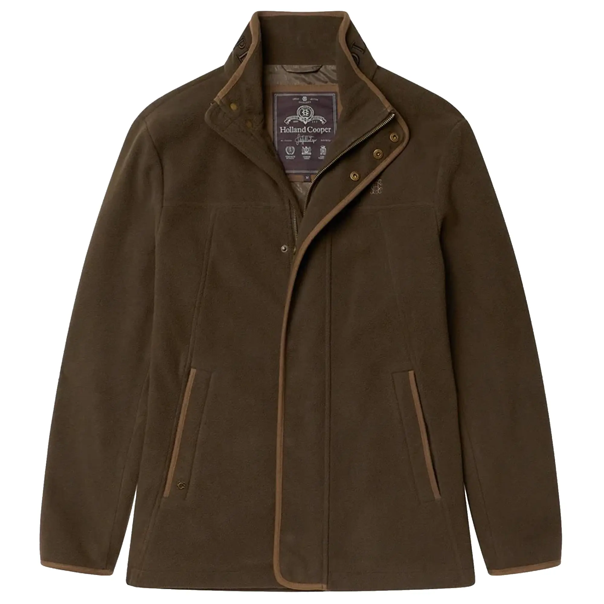 Product image 1 of 9 of Holland Cooper Men's Fleece Field Jacket - Khaki
