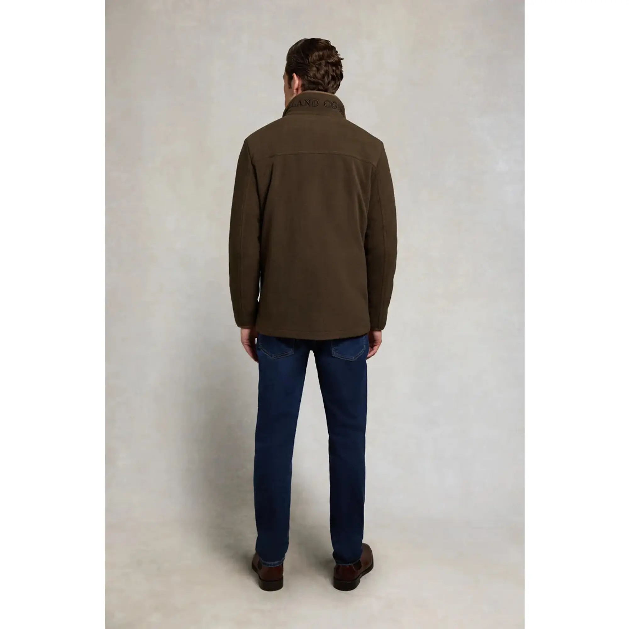 Product image 6 of 9 of Holland Cooper Men's Fleece Field Jacket - Khaki