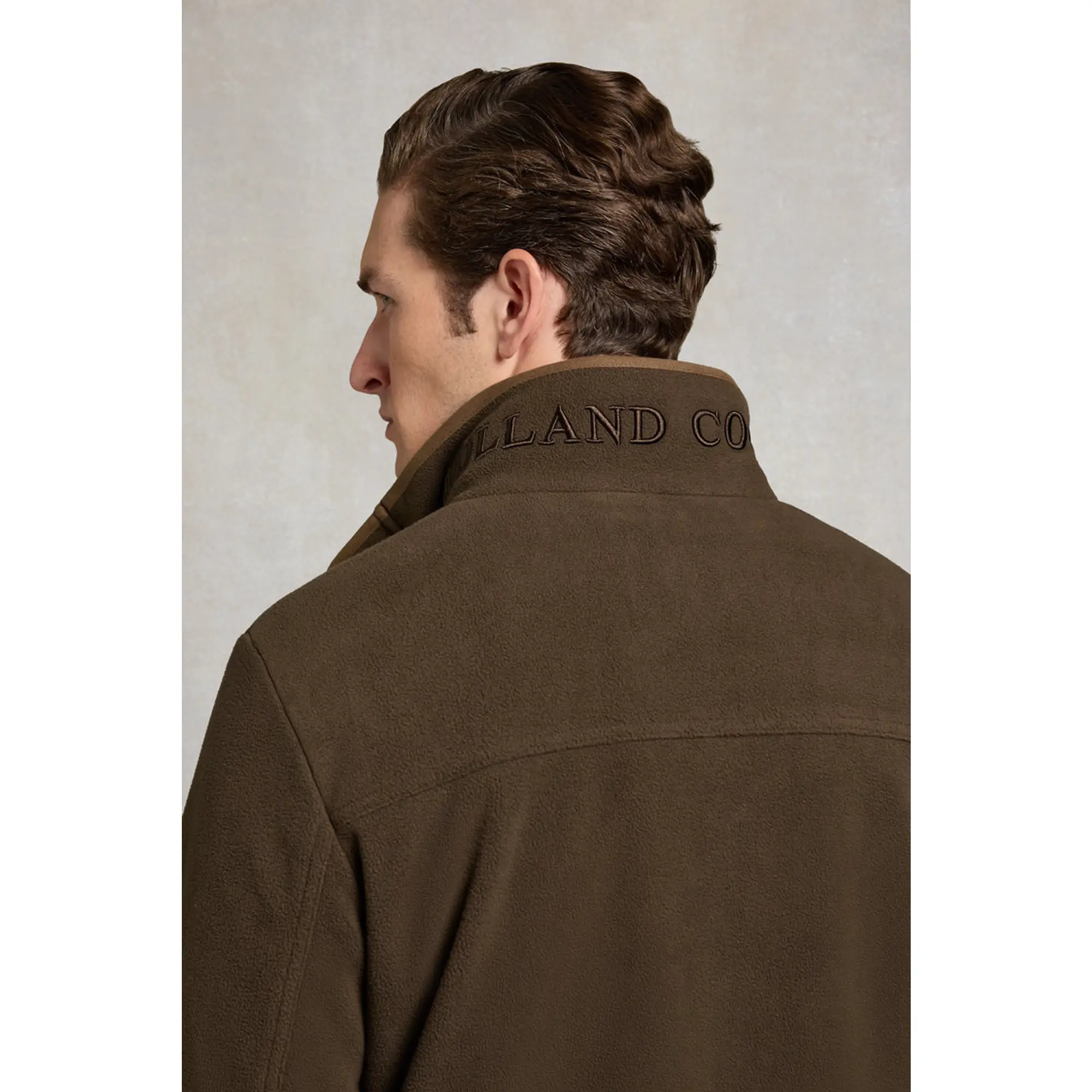Product image 7 of 9 of Holland Cooper Men's Fleece Field Jacket - Khaki