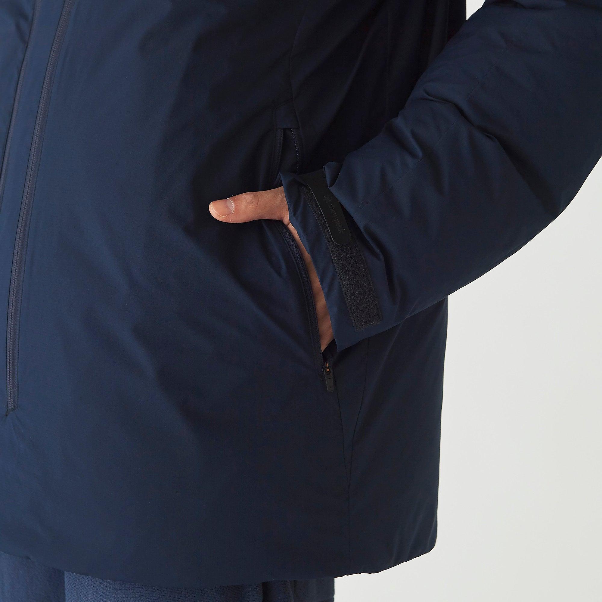 Snow Peak 2L Lightweight Down Jacket - Navy | British Attire