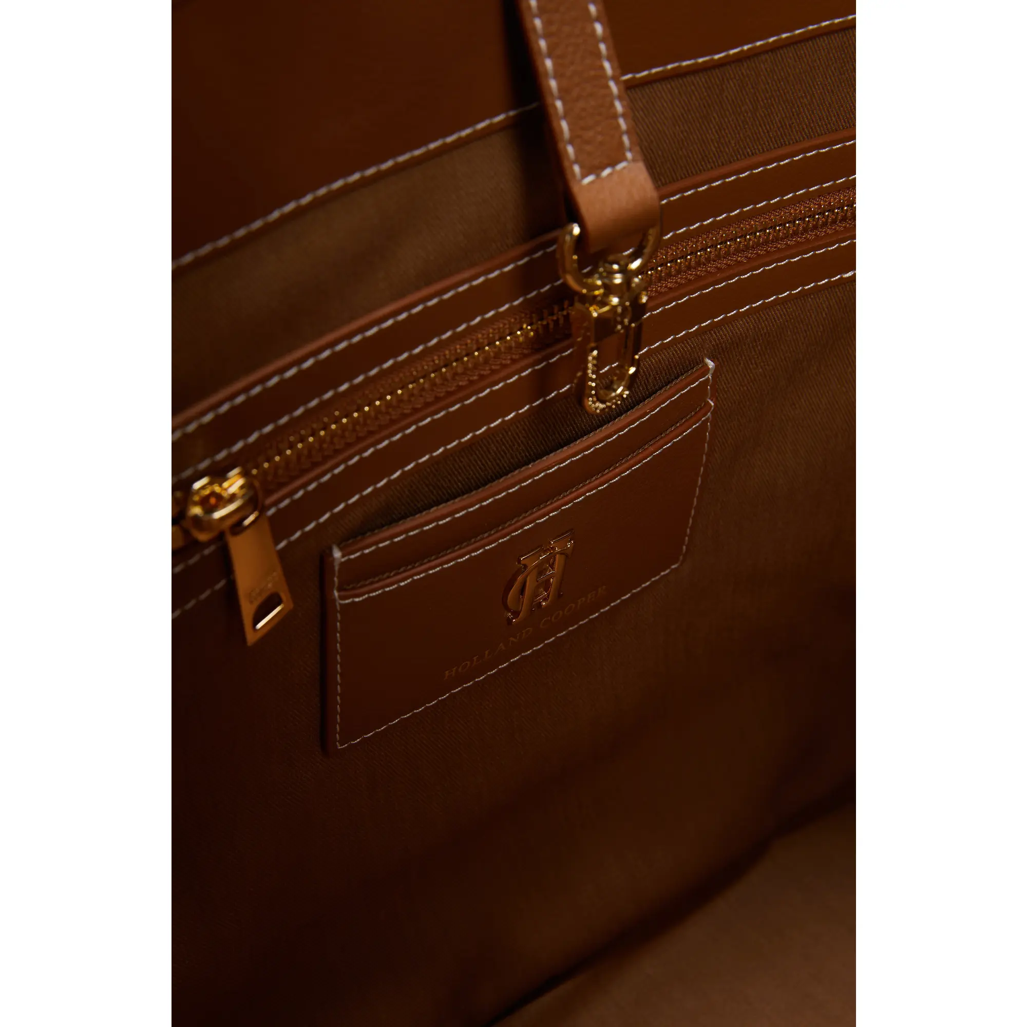 Product image 3 of 6 of Holland Cooper Women's Kensington Tote Bag - Tan Herringbone