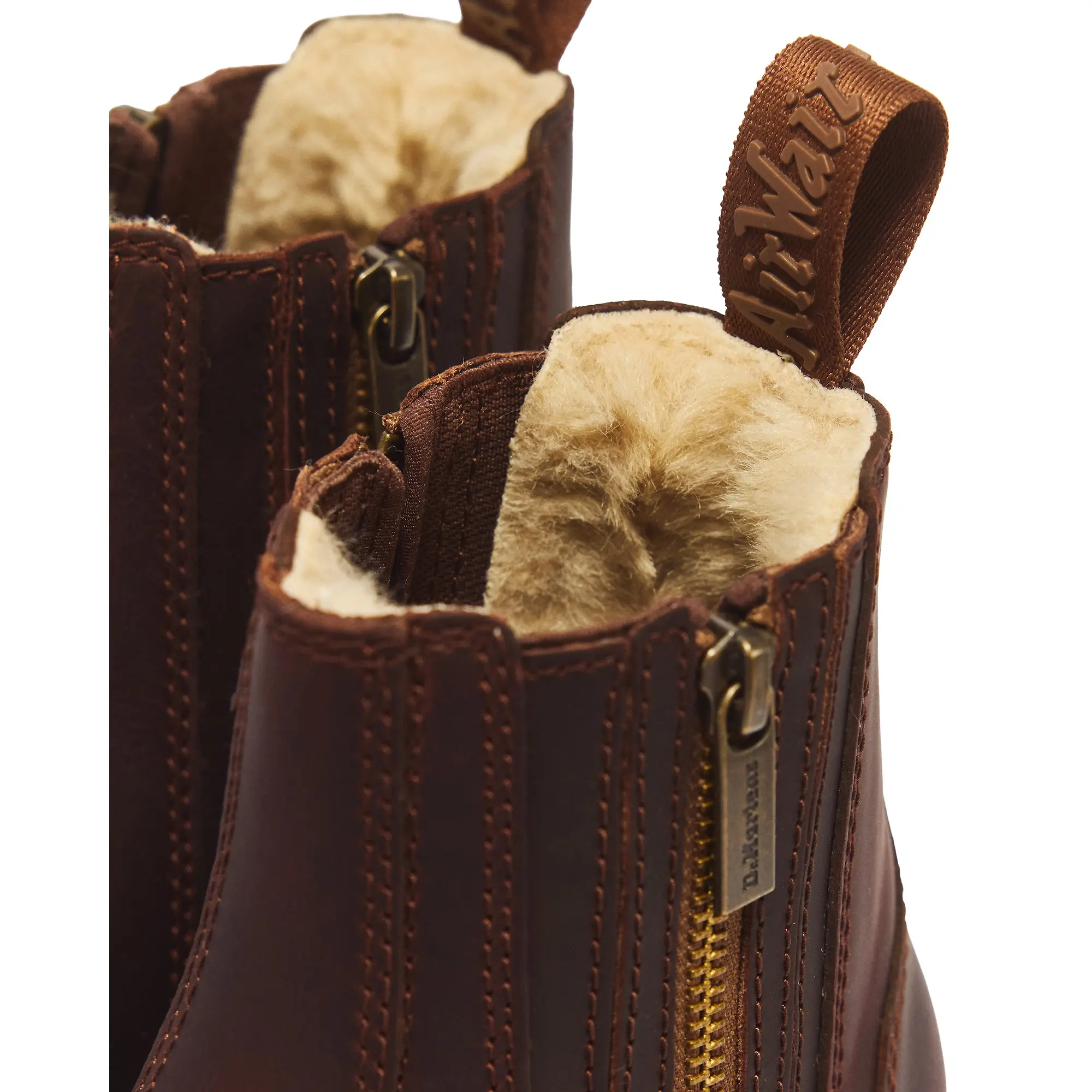 Product image 3 of 8 of Dr Martens Women's 2976 Alyson DM's Wintergrip Chelsea Boots - Dark Brown