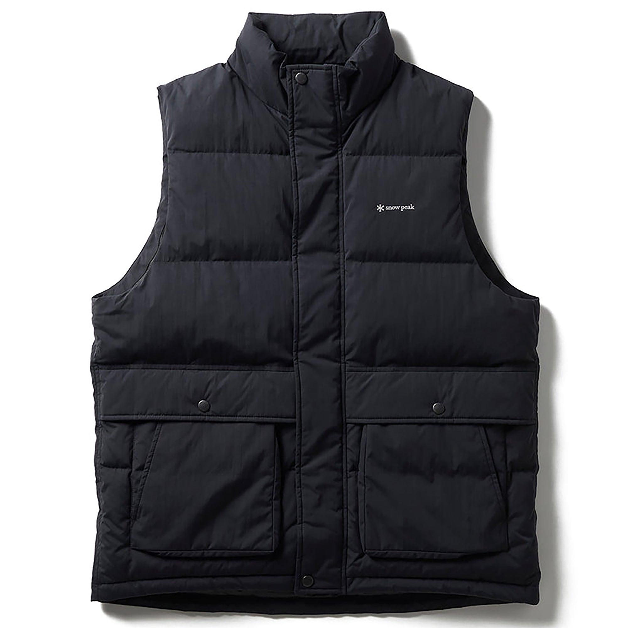 Snow Peak Everyday Down Vest - Black | British Attire
